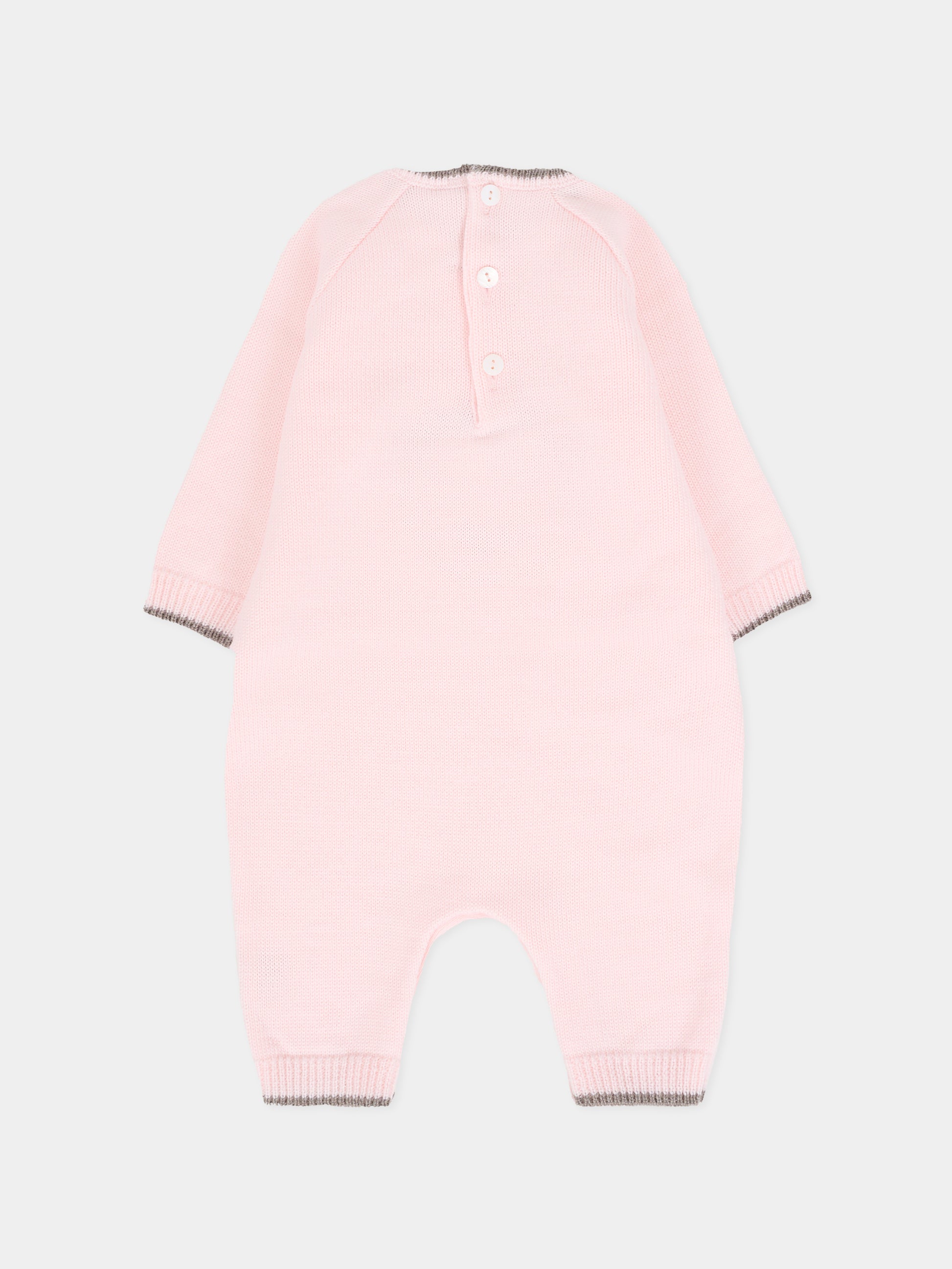 Tutina rosa per neonata con orso,Little Bear,2110 CIPRIA/TORTORA