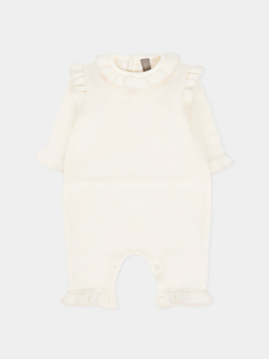 Tutina avorio per neonata,Little Bear,2133 LATTE/BURRO