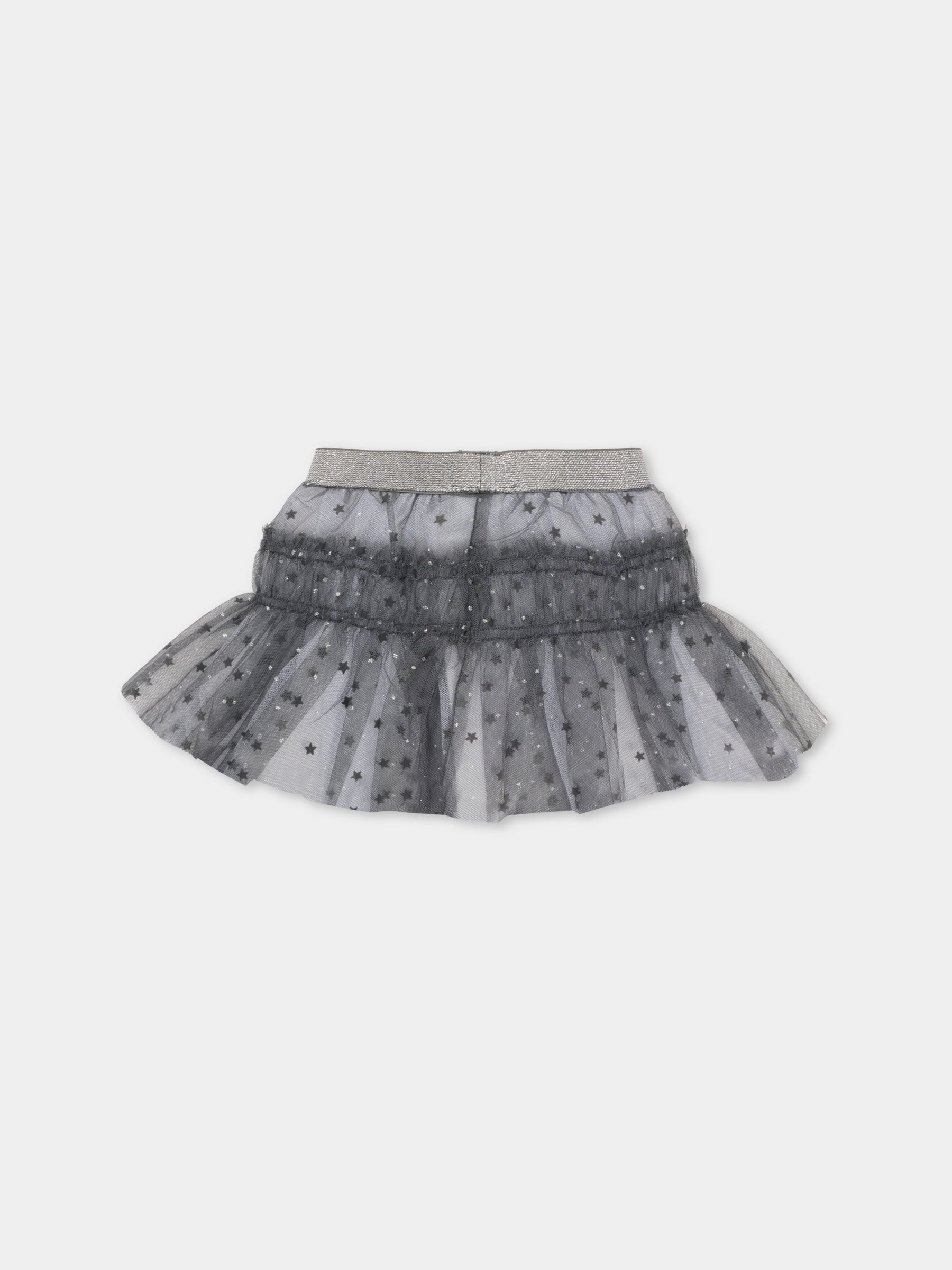 Gonna grigia per neonata con stelle,Mayoral,2901 019