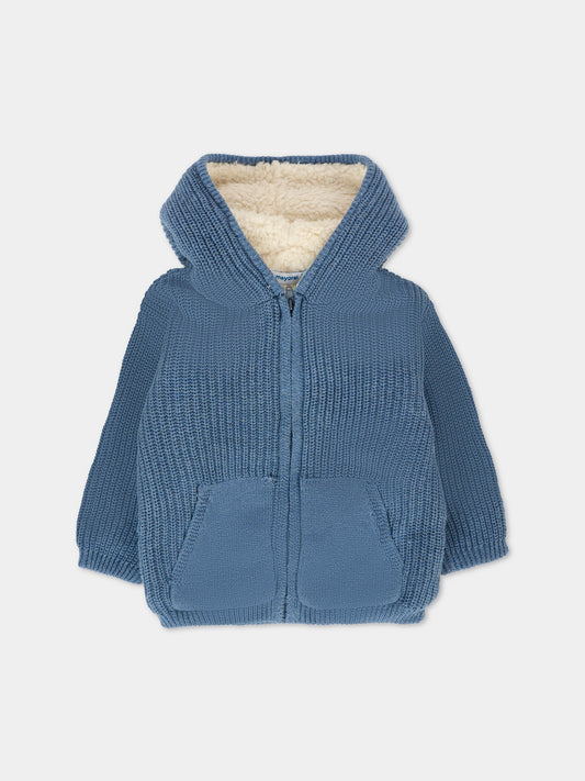 Cardigan blu per neonato,Mayoral,2350 75