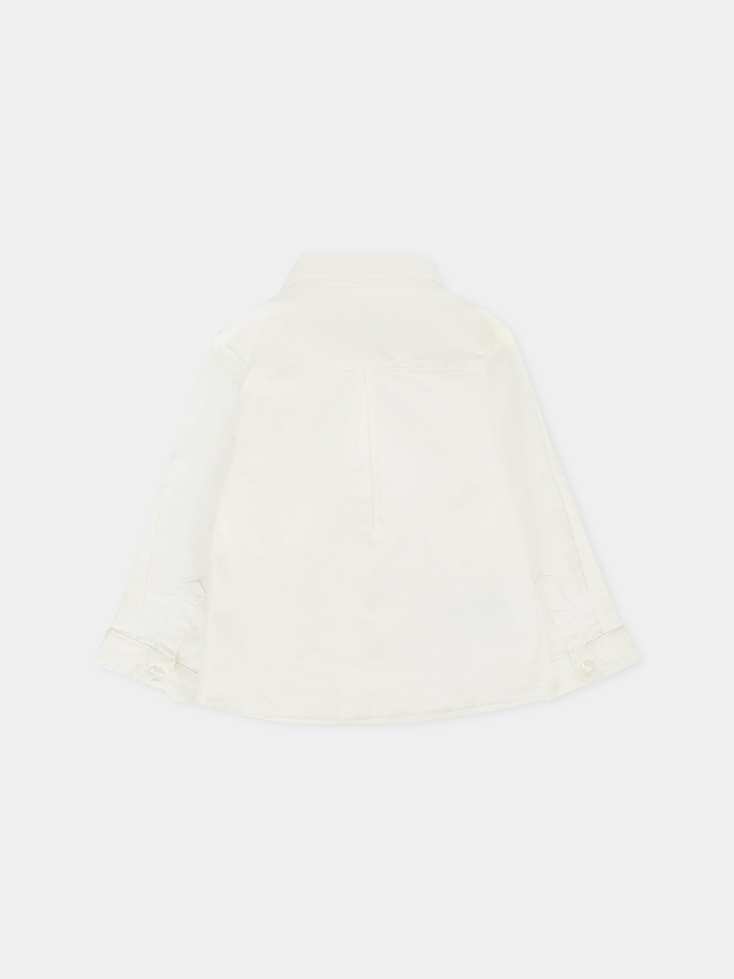 Camicia avorio per neonato con papillon,Mayoral,2111 055