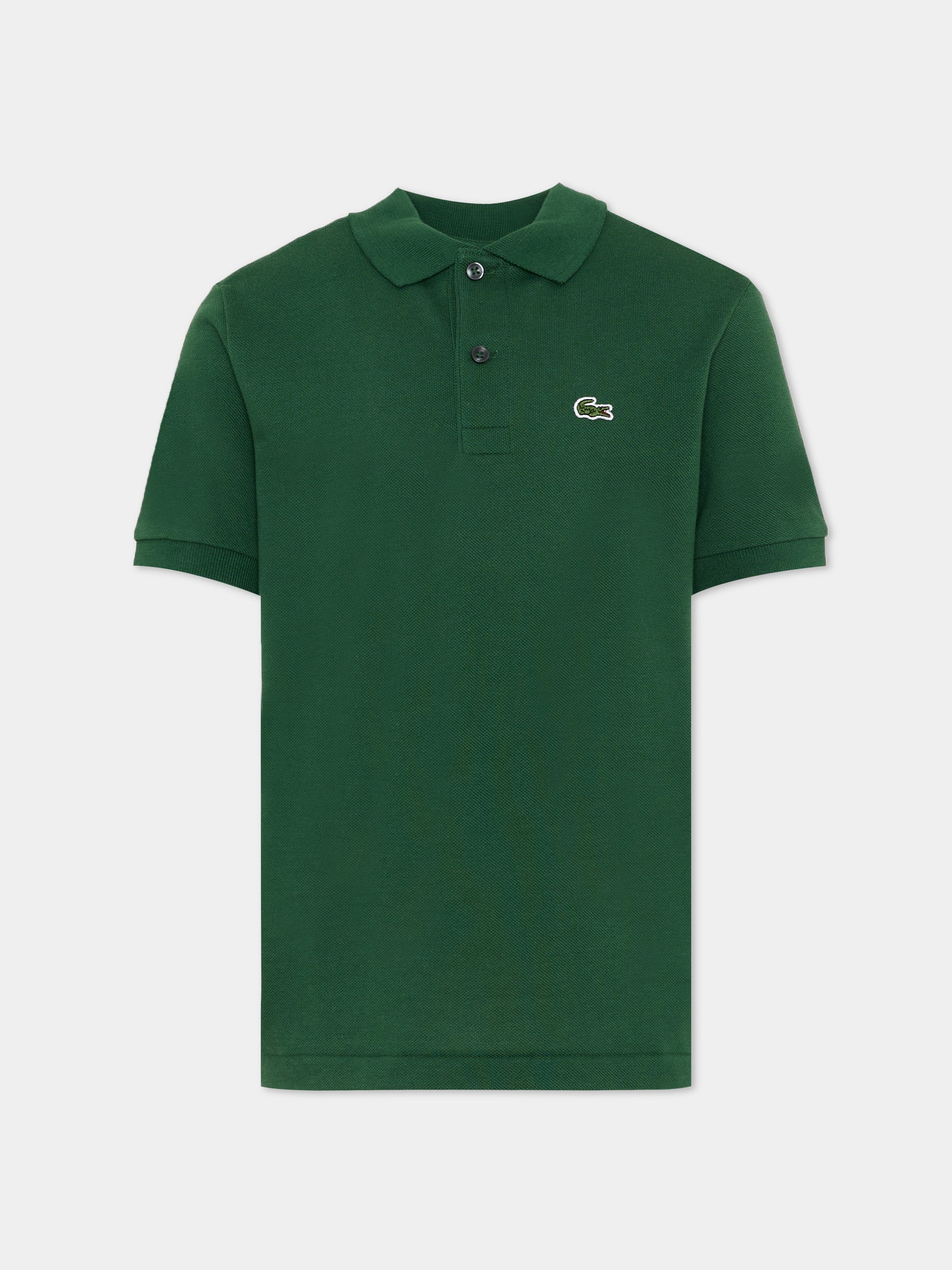 Polo verde per bambino con logo,Lacoste,7354 F9W