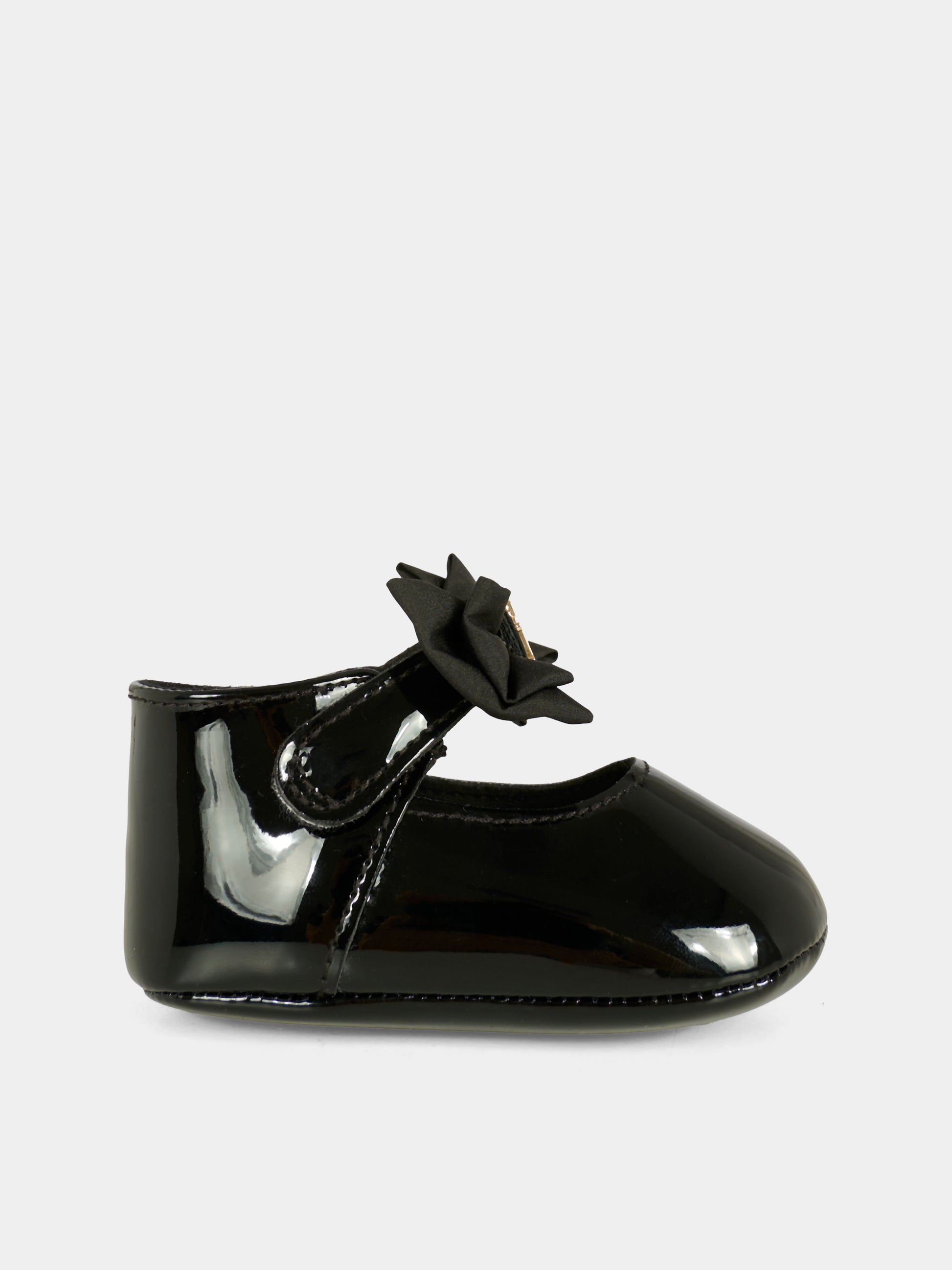 Ballerine nere per neonata con fiocco,Tommy Hilfiger Junior,T0A3 33956 1847999