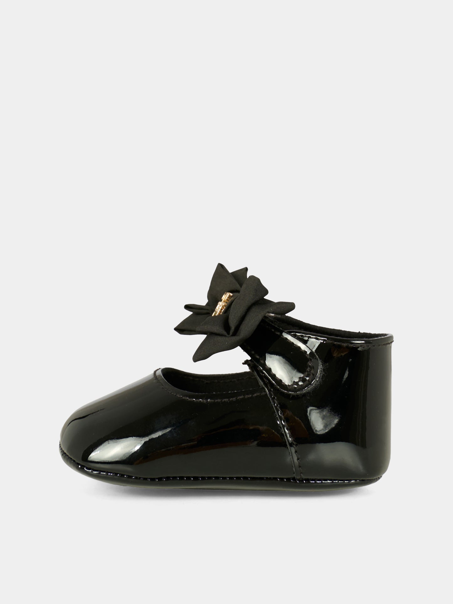 Ballerine nere per neonata con fiocco,Tommy Hilfiger Junior,T0A3 33956 1847999