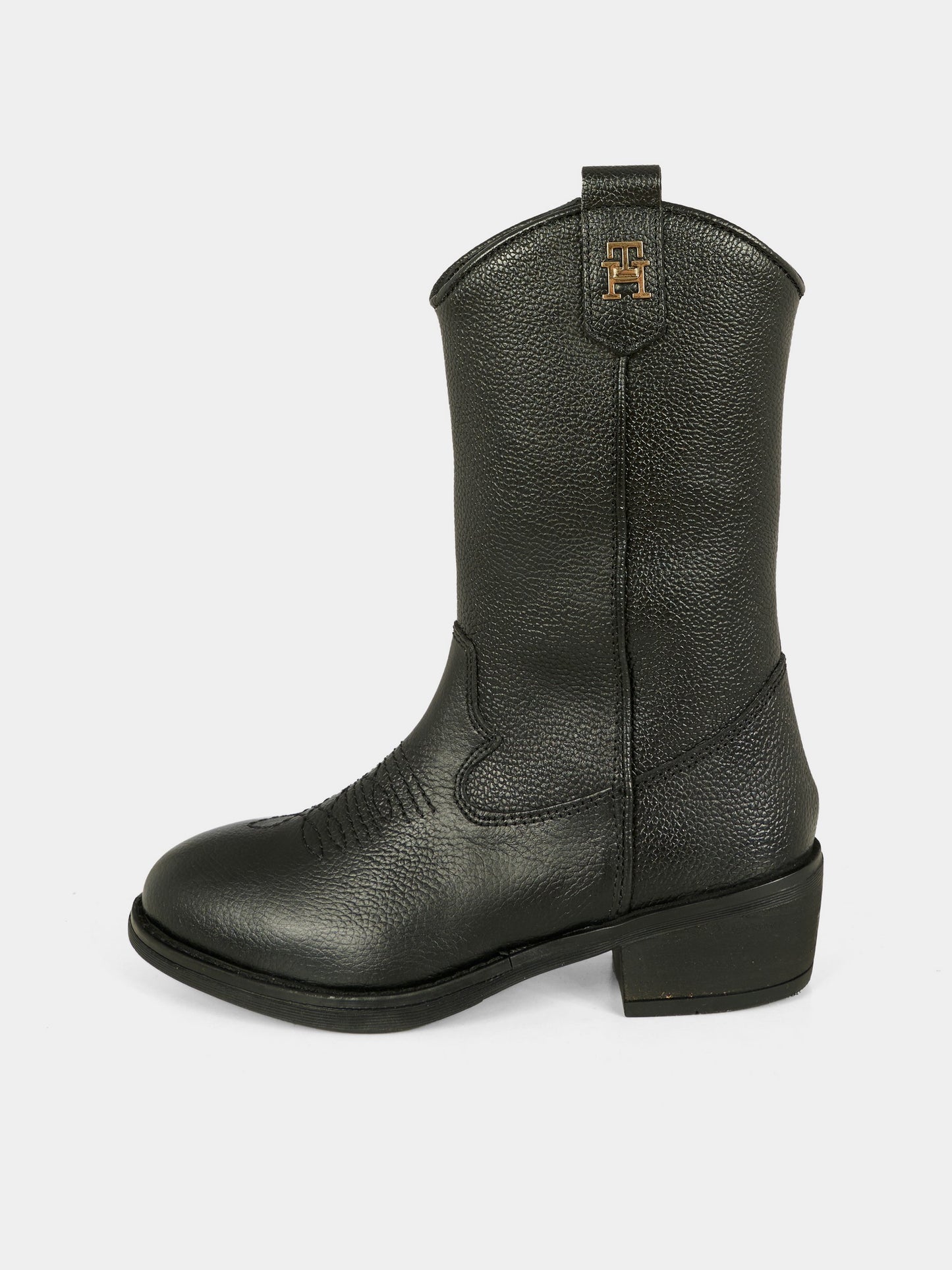 Stivali texani neri per bambina,Tommy Hilfiger Junior,T3A6 34040 0036999