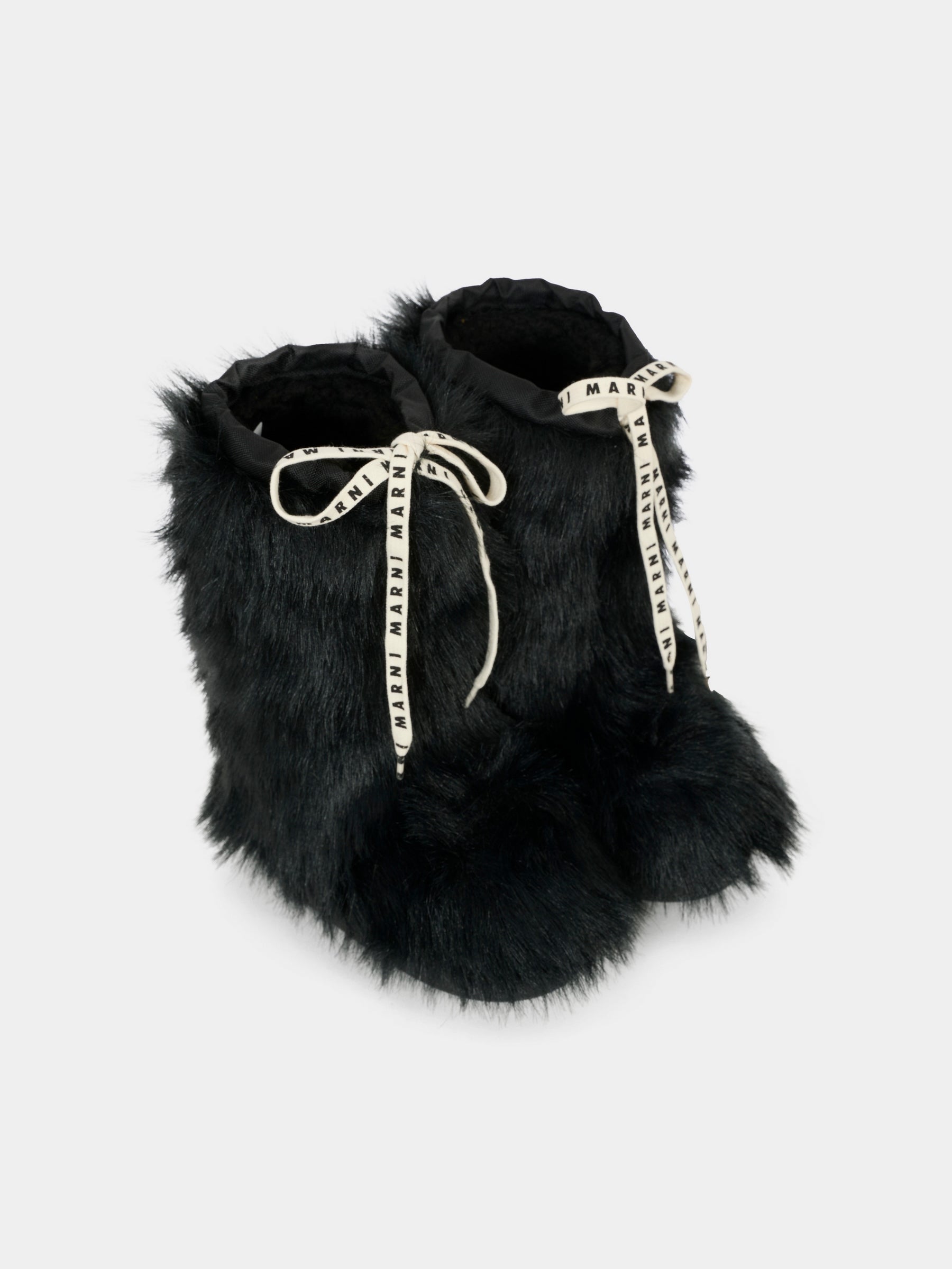 Stivali neri per bambina con logo,Marni Kids,75371 - VAR2