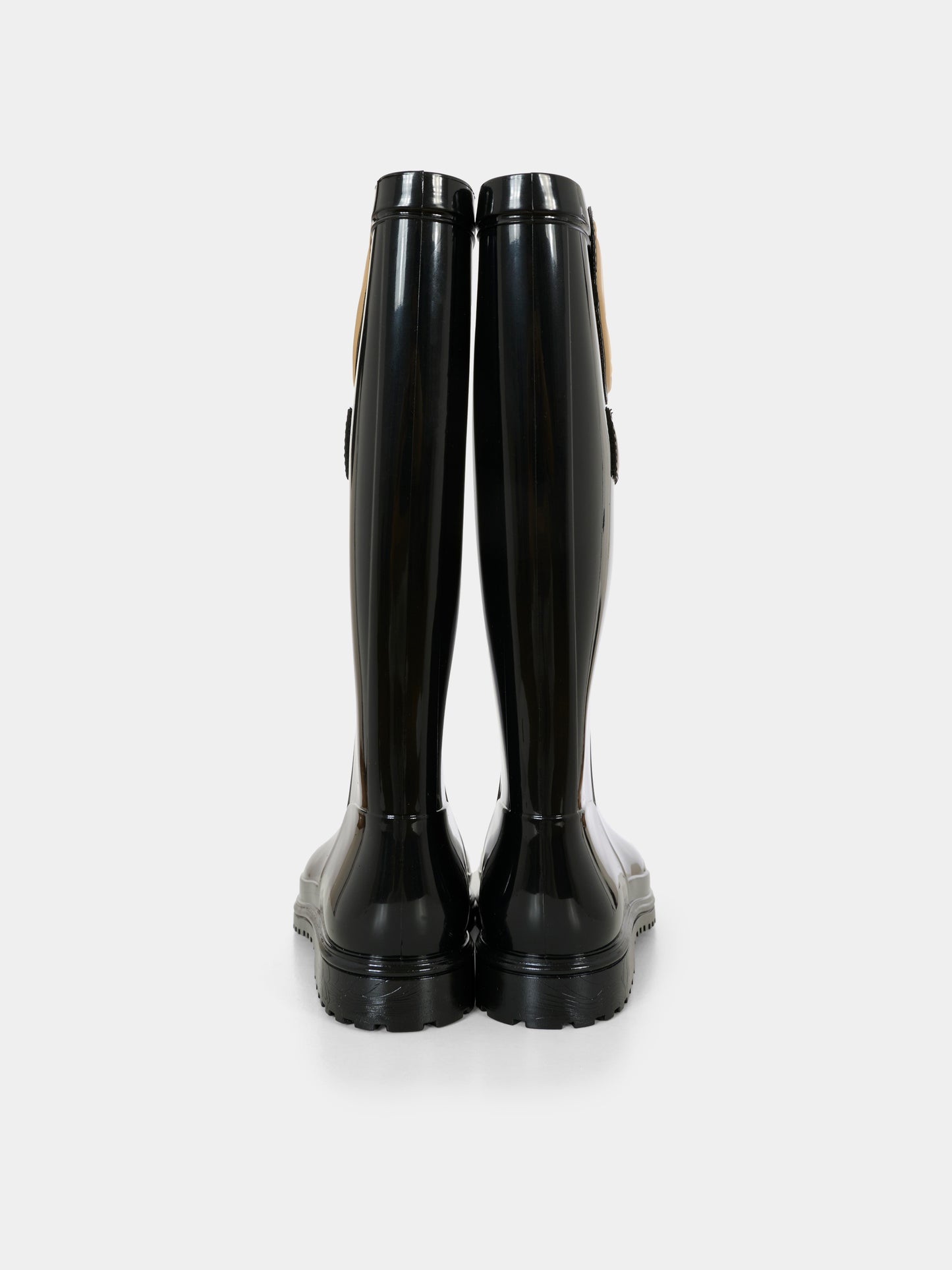 Stivali da pioggia neri per bambini con Teddy Bear,Moschino Kids,81986 - VAR1