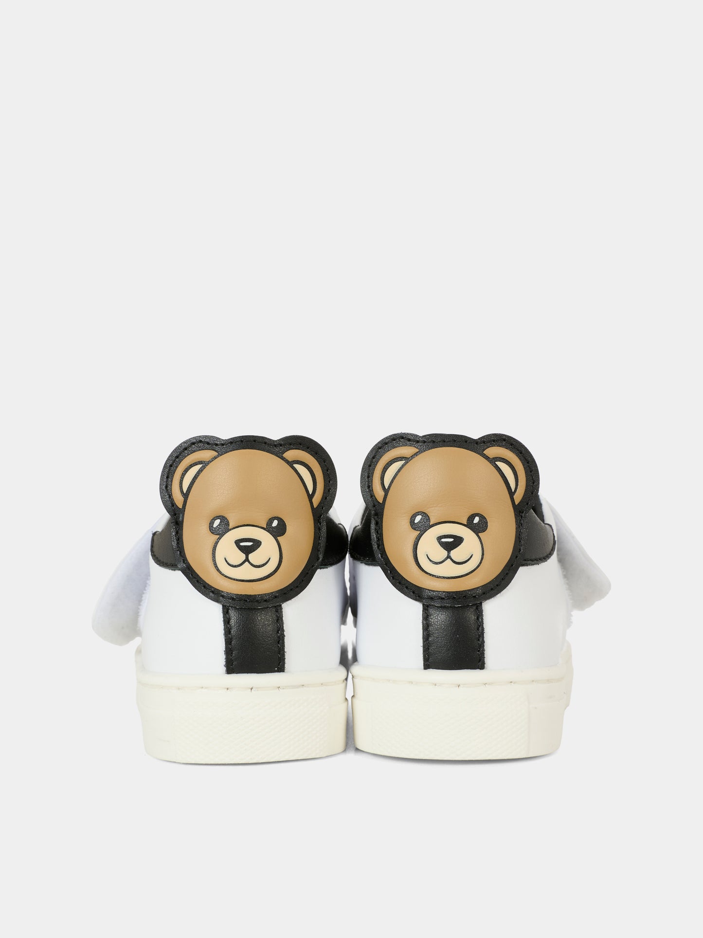 Sneakers bianche per neonato e bambino con Teddy Bear,Moschino Kids,81832 - VAR2
