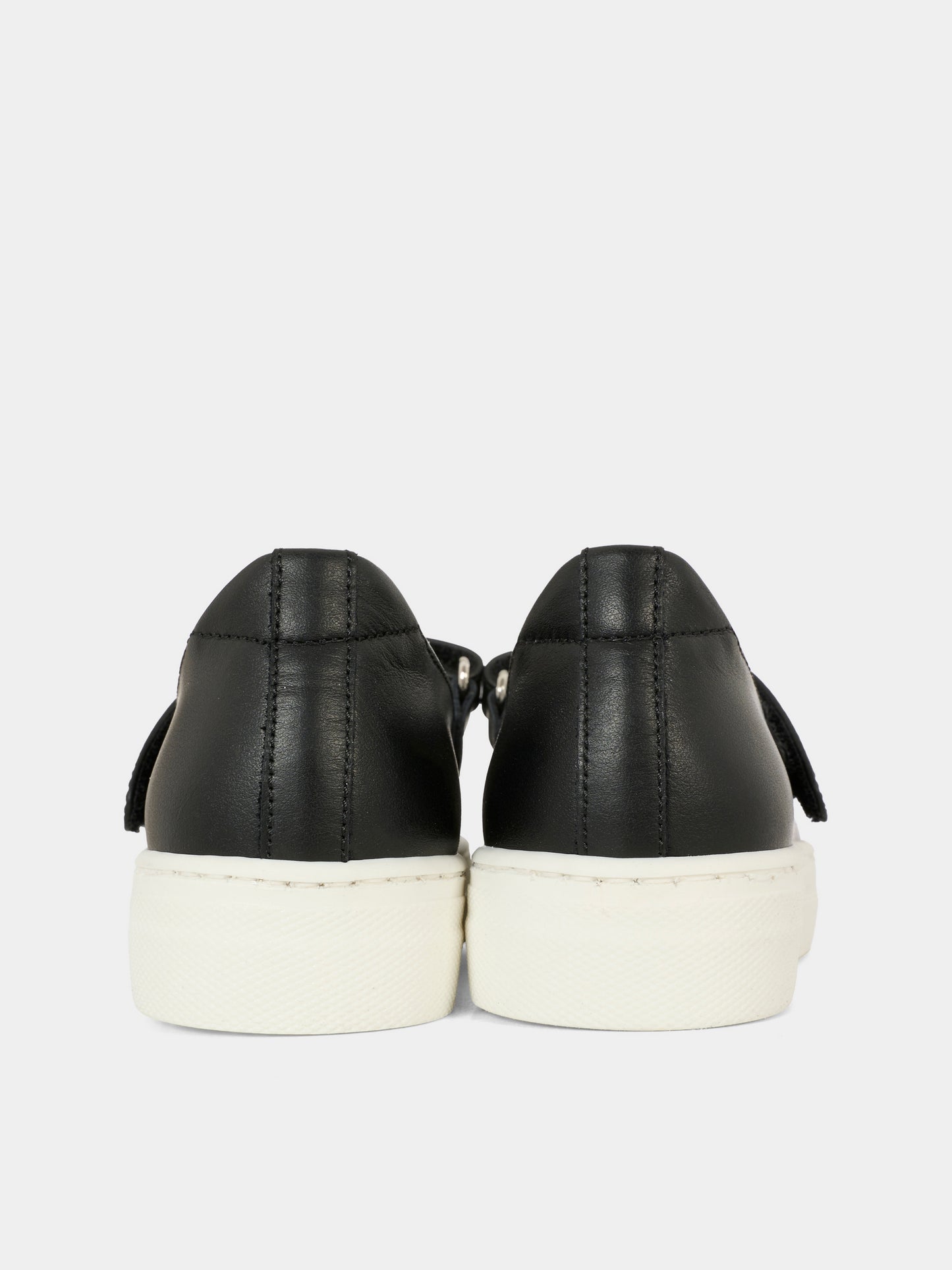 Black ballet flats for girl with Teddy Bear