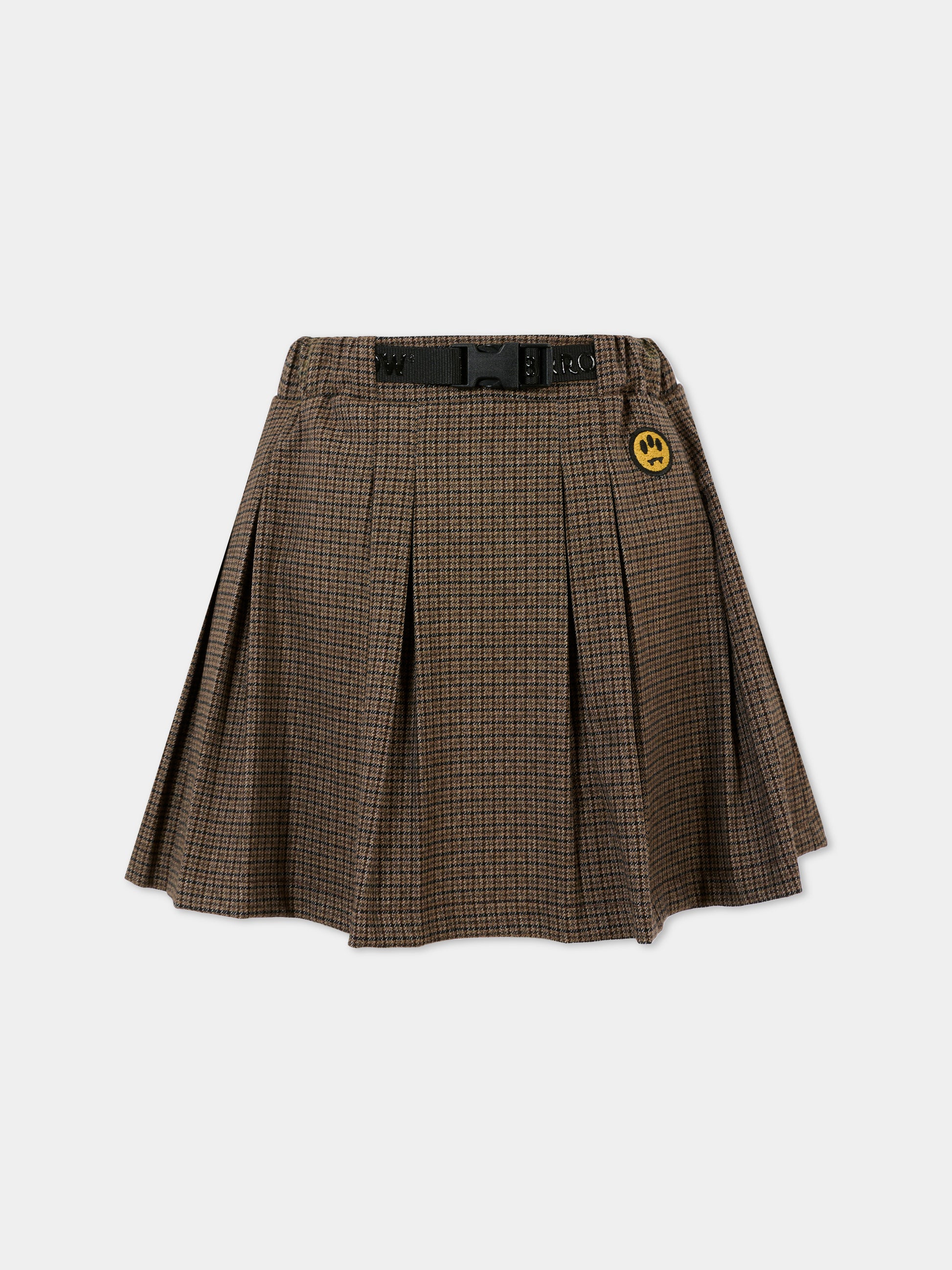 Gonna marrone per bambina con Smile,Barrow,F5BKJGSK143 140