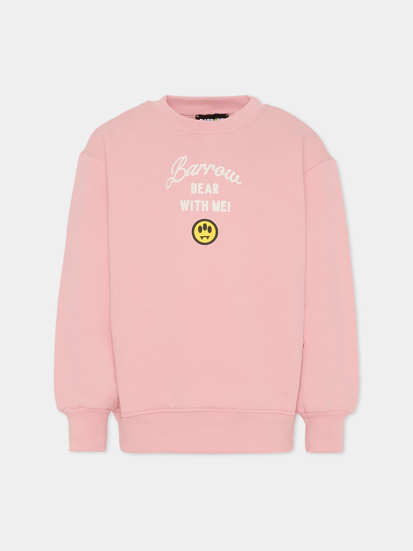 Felpa rosa per bambina con Bear,Barrow,F5BKJGSW132 406