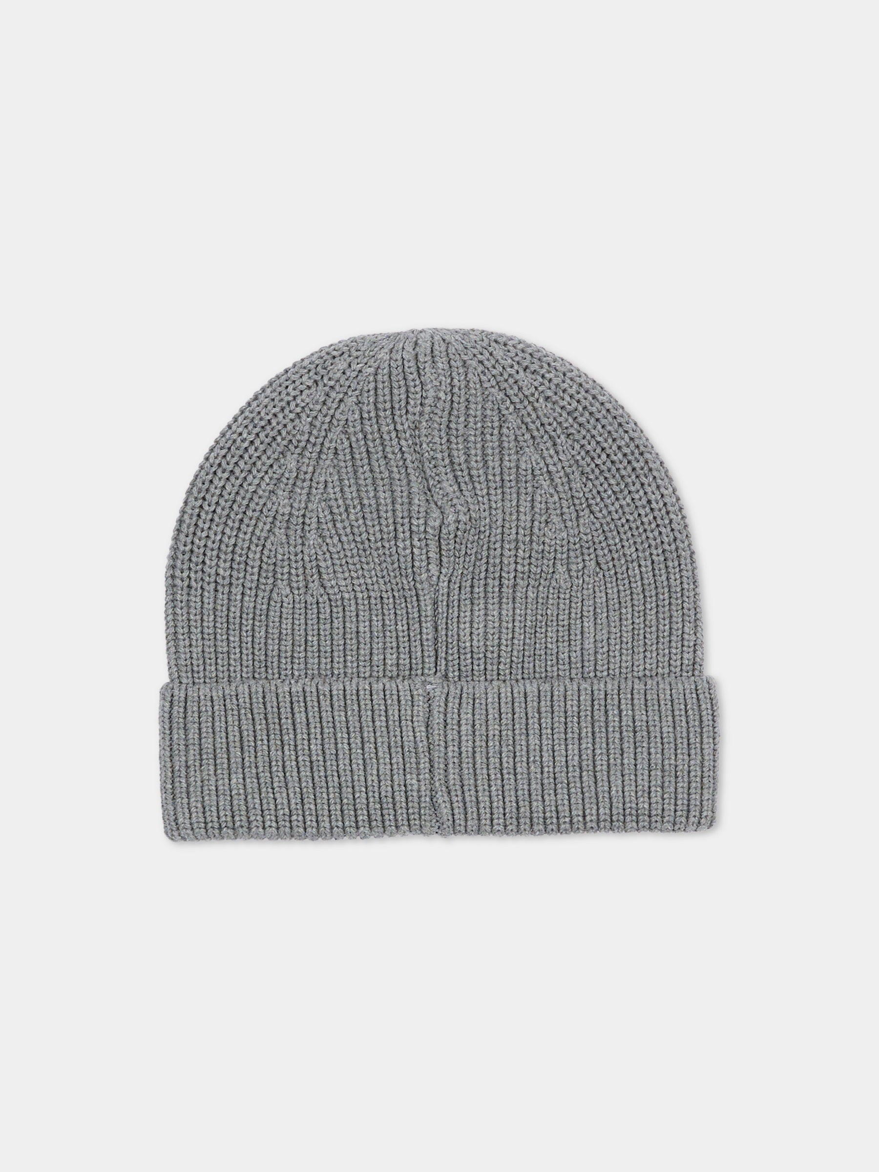 Berretto grigio per bambini con smile,Barrow,F5BKJUHT073 100