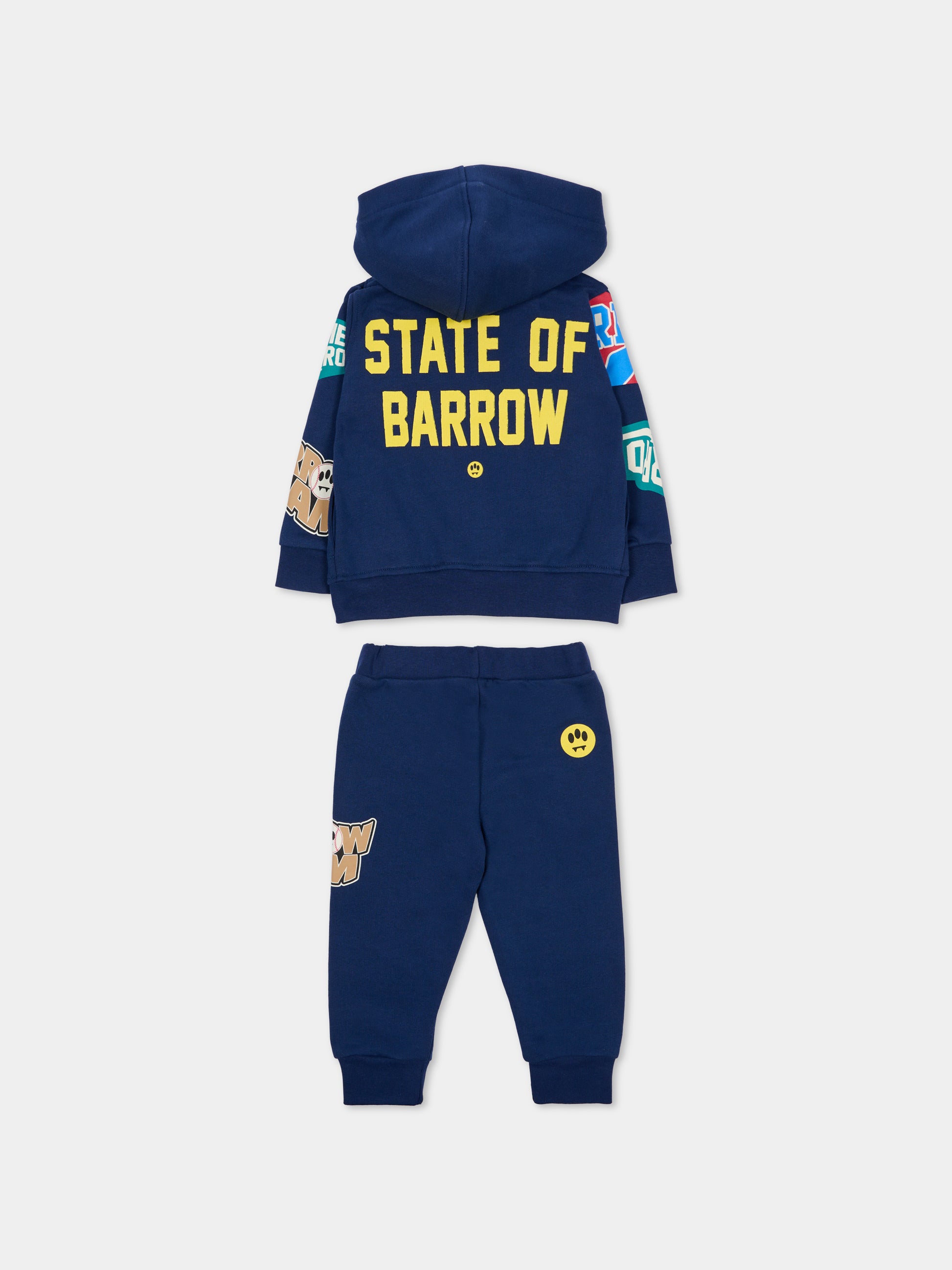 Completo blu per neonato con smile,Barrow,F5BKUNSF214 060