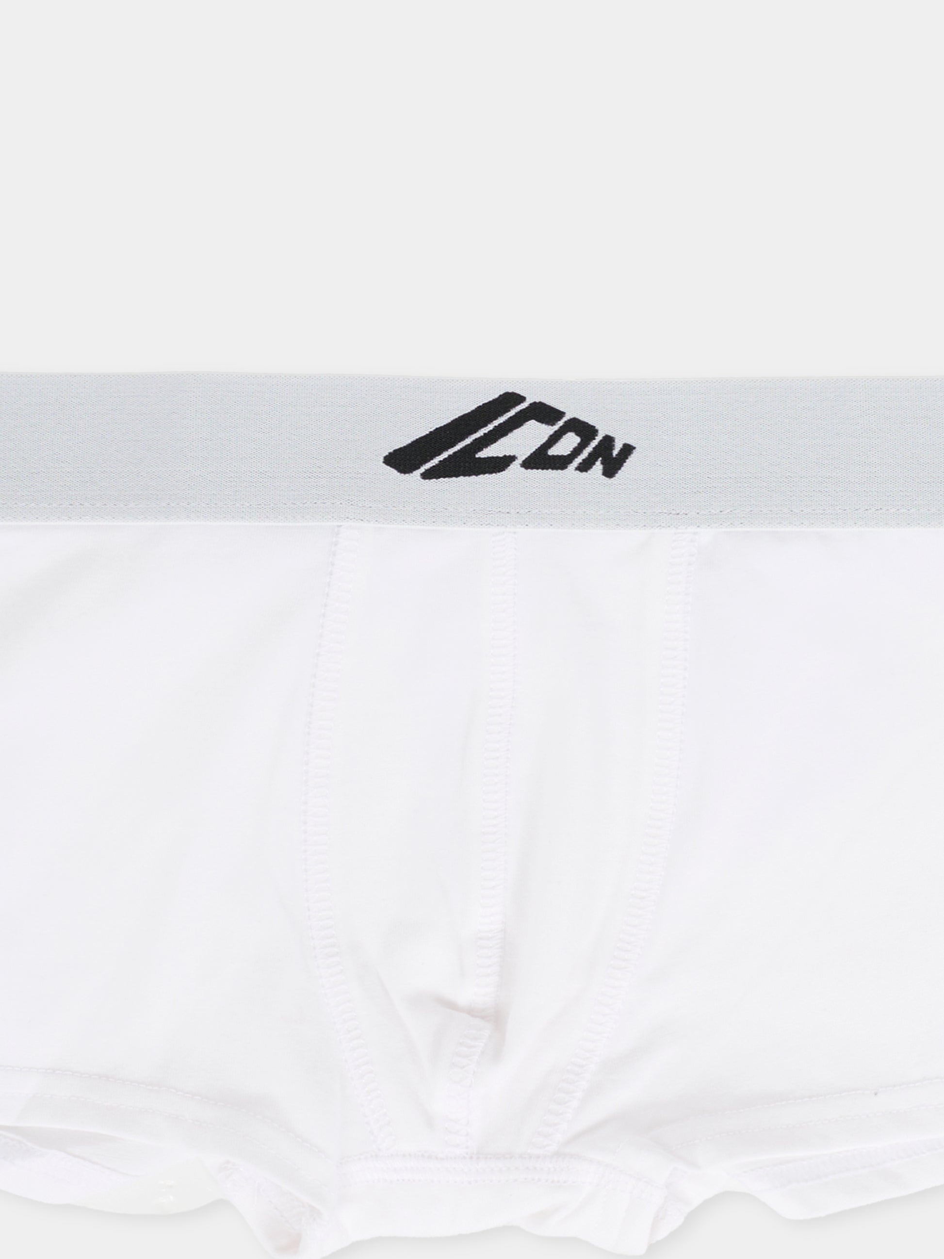 Boxer bianco per bambino con logo,Dsquared2,DQ2952-D008J-DQ10E