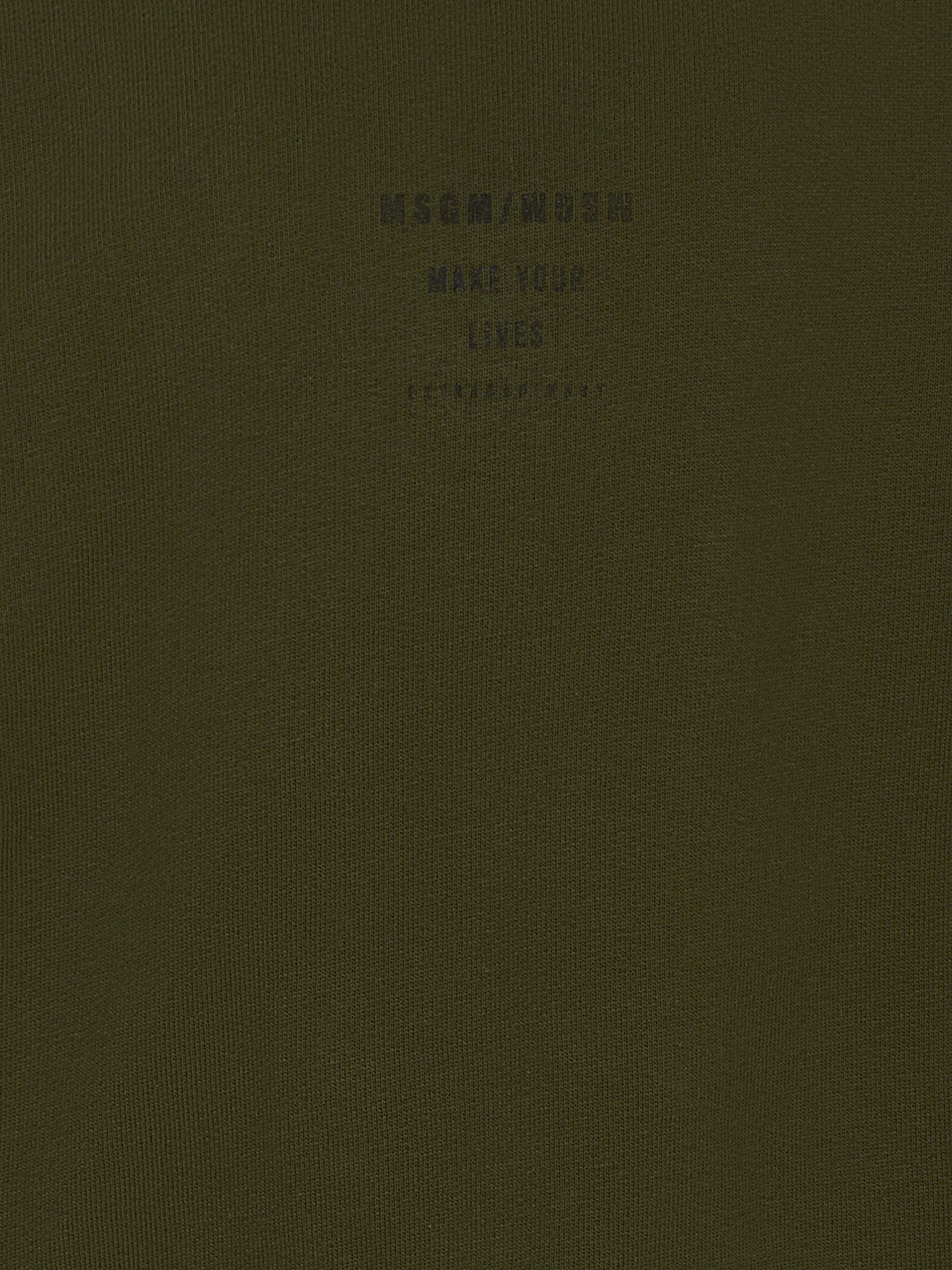 Felpa verde per bambino con logo,Msgm Kids,F5MSJBSW214 082