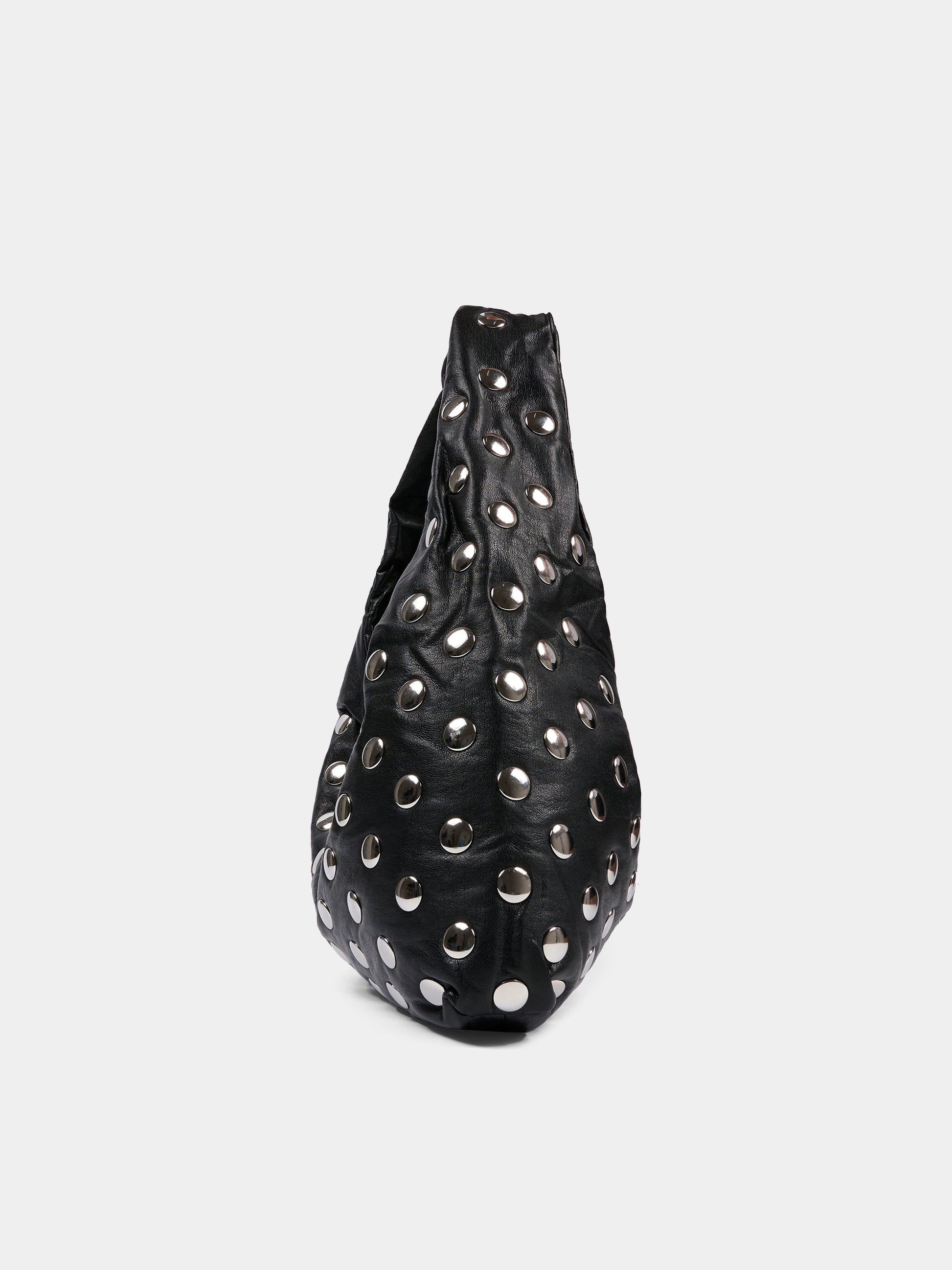 Borsa nera per bambina con borchie,Msgm Kids,F5MSJGBA094 110