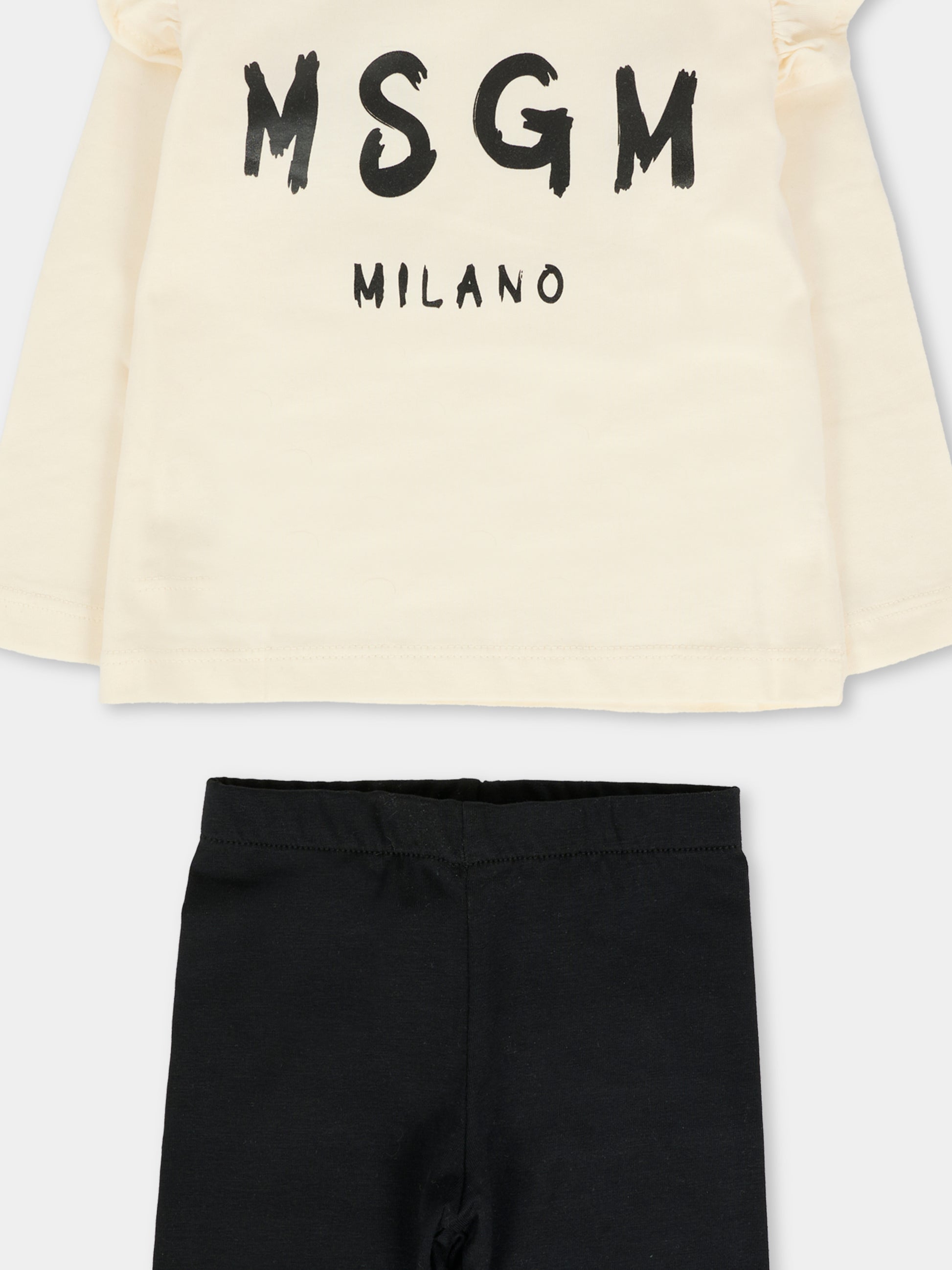 Completo multicolor per neonata con logo,Msgm Kids,F5MSNGTL294 013/05