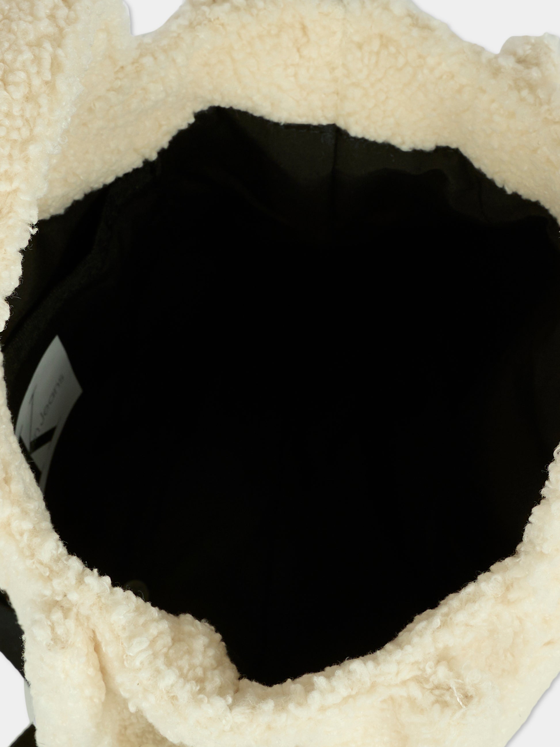 Borsa avorio per bambina con logo,Calvin Klein Kids,25WCKIU0IU00355 PGB