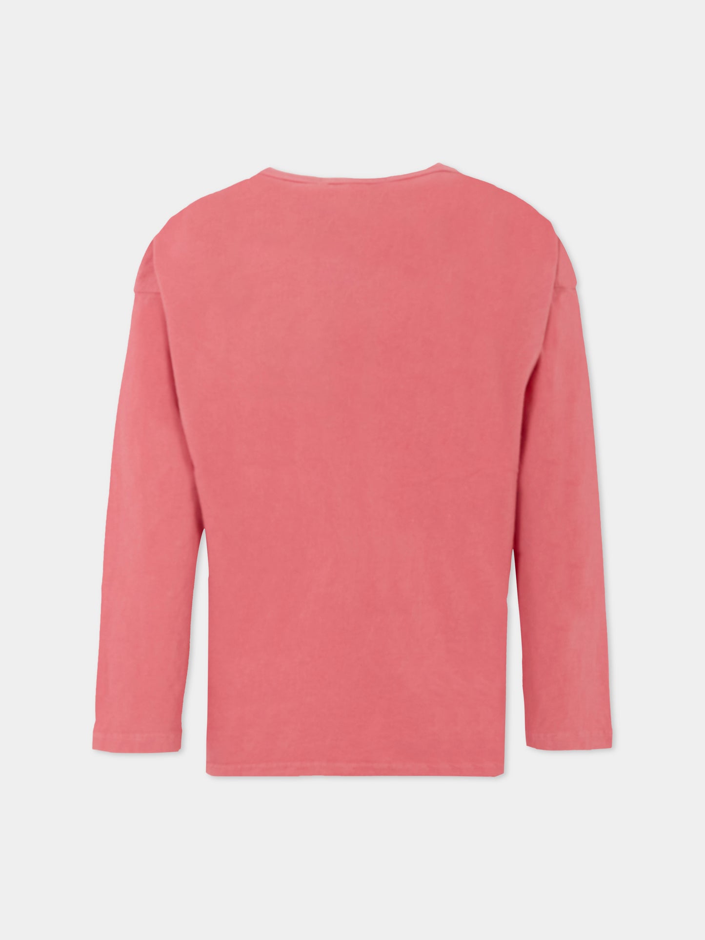 T-shirt rosa per bambina con mano,Bobo Choses,B225AC007