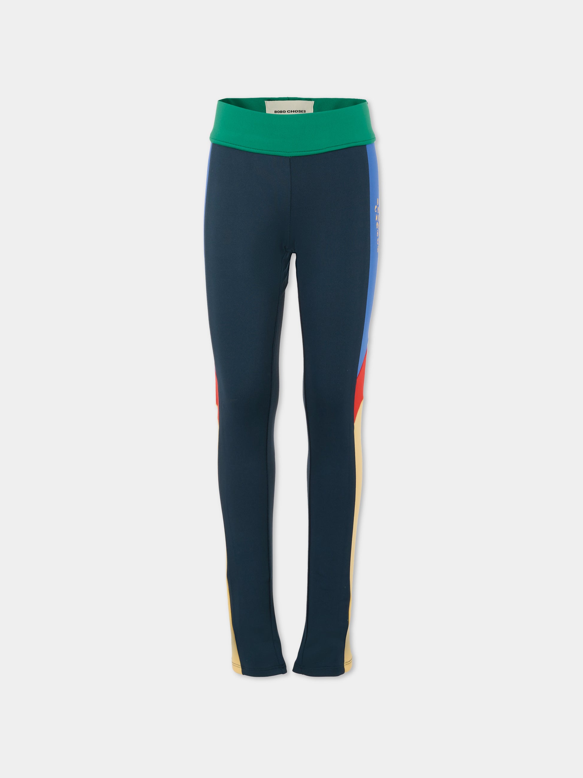 Leggings multicolor per bambini con logo,Bobo Choses,B225AC063