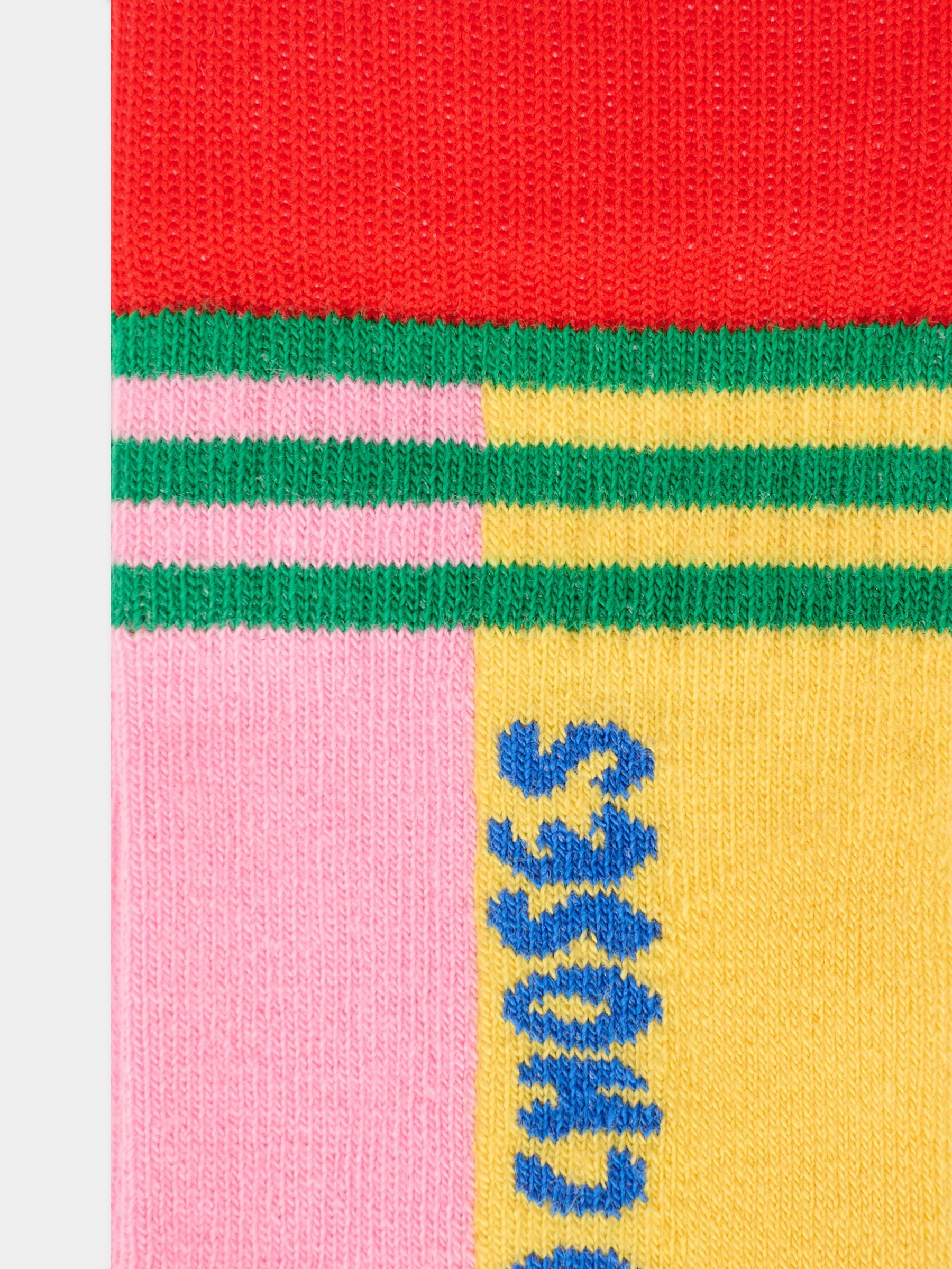 Calze multicolor per bambina con logo,Bobo Choses,B225AI069