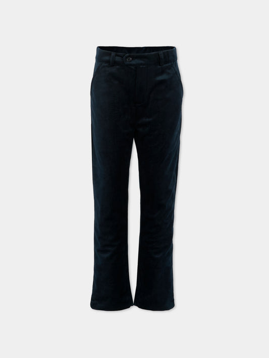 Pantaloni blu per bambino,Patachou,PAP CAL4133390 360