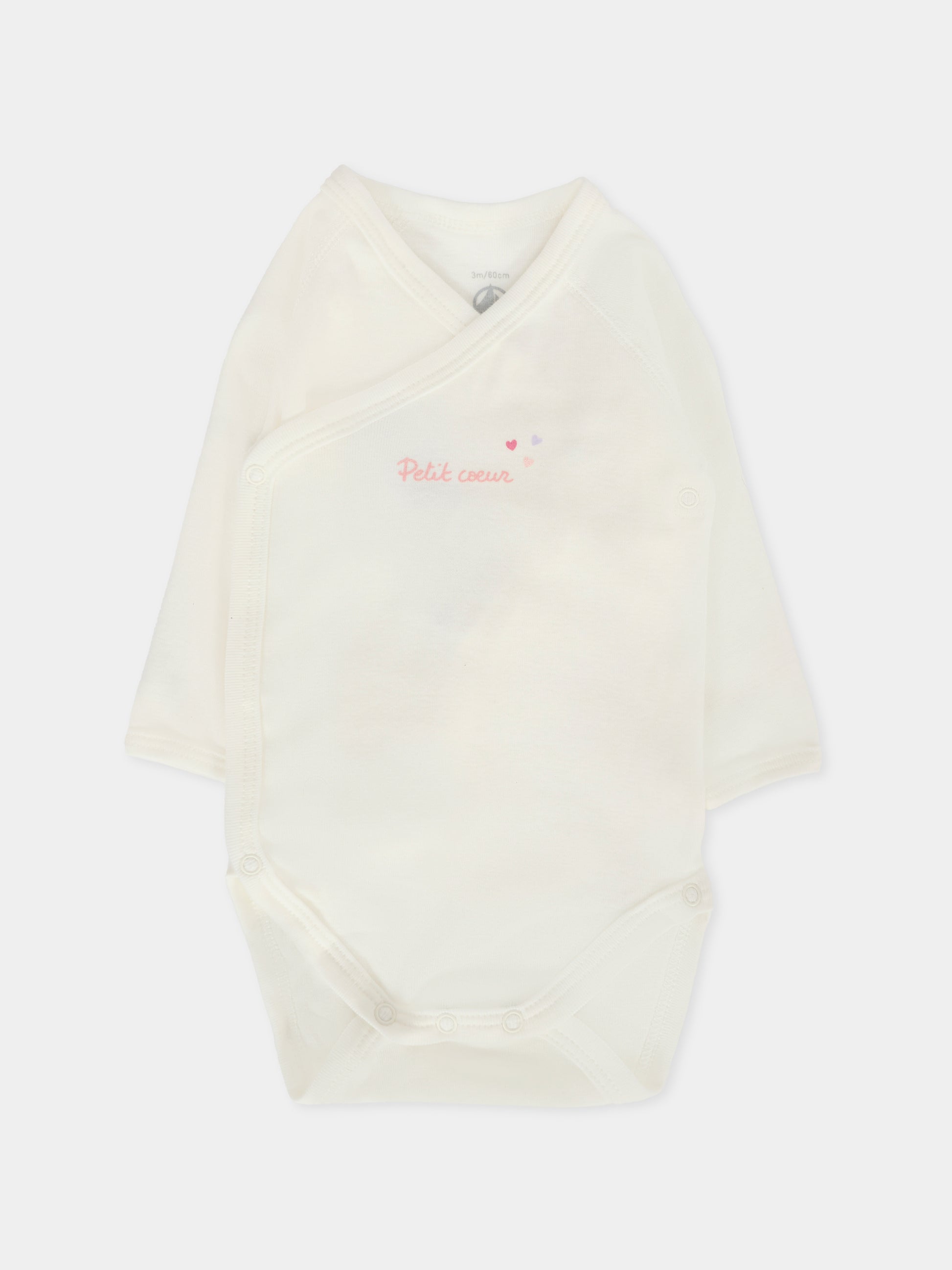 Set di body multicolor per neonata con cuori,Petit Bateau,A0DZM 98