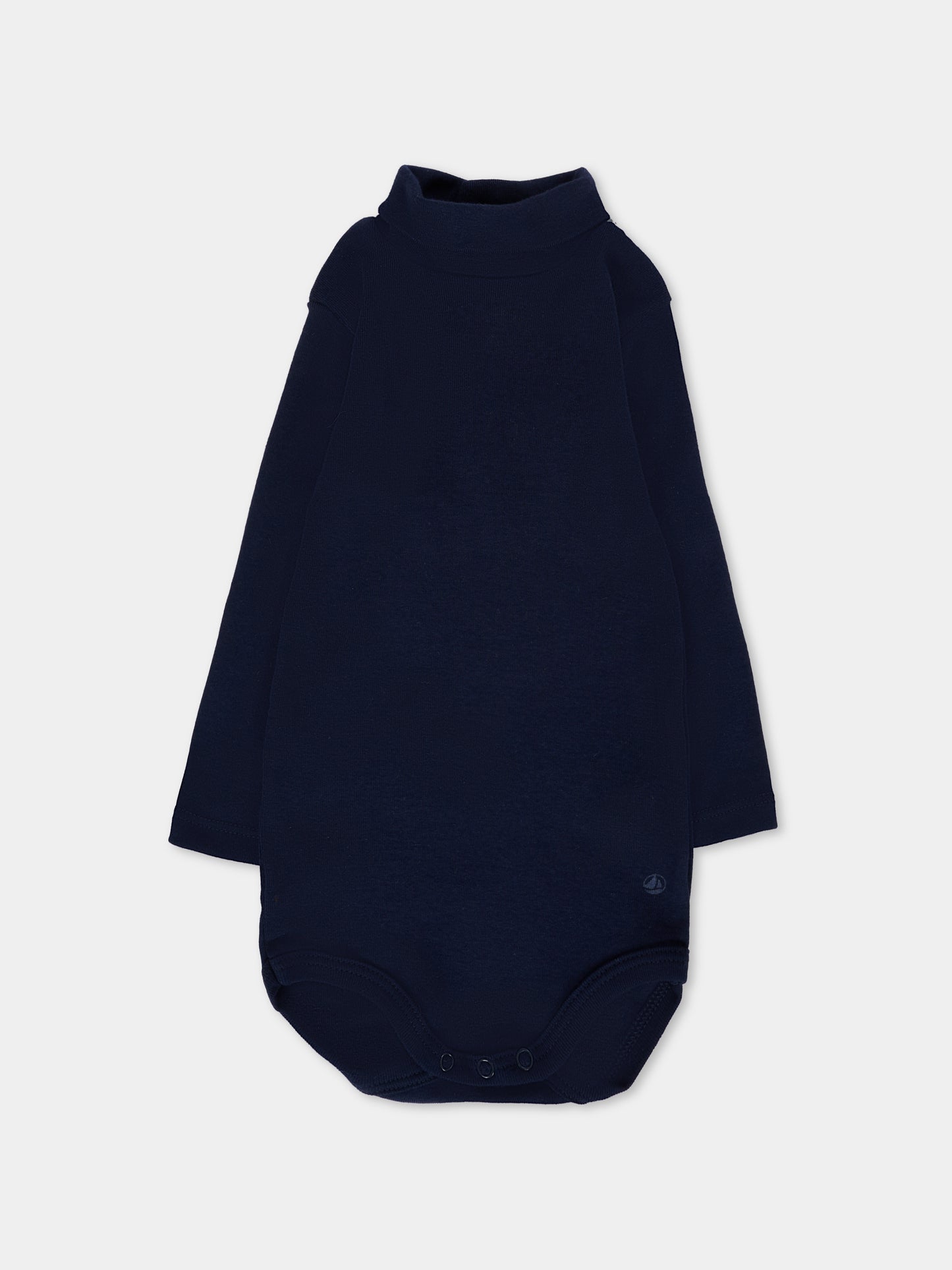 Body blu per neonata con logo,Petit Bateau,A0DX5 02