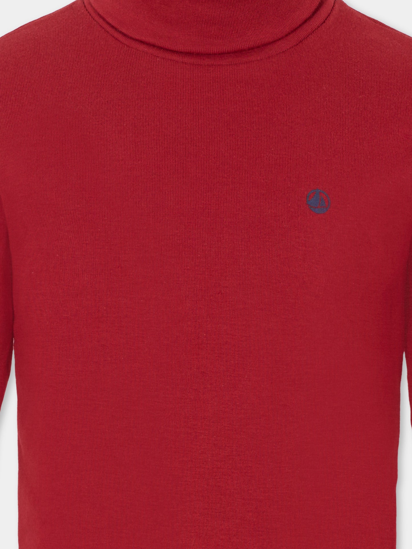 Dolcevita bordeaux per bambini con logo,Petit Bateau,A0EF5 67