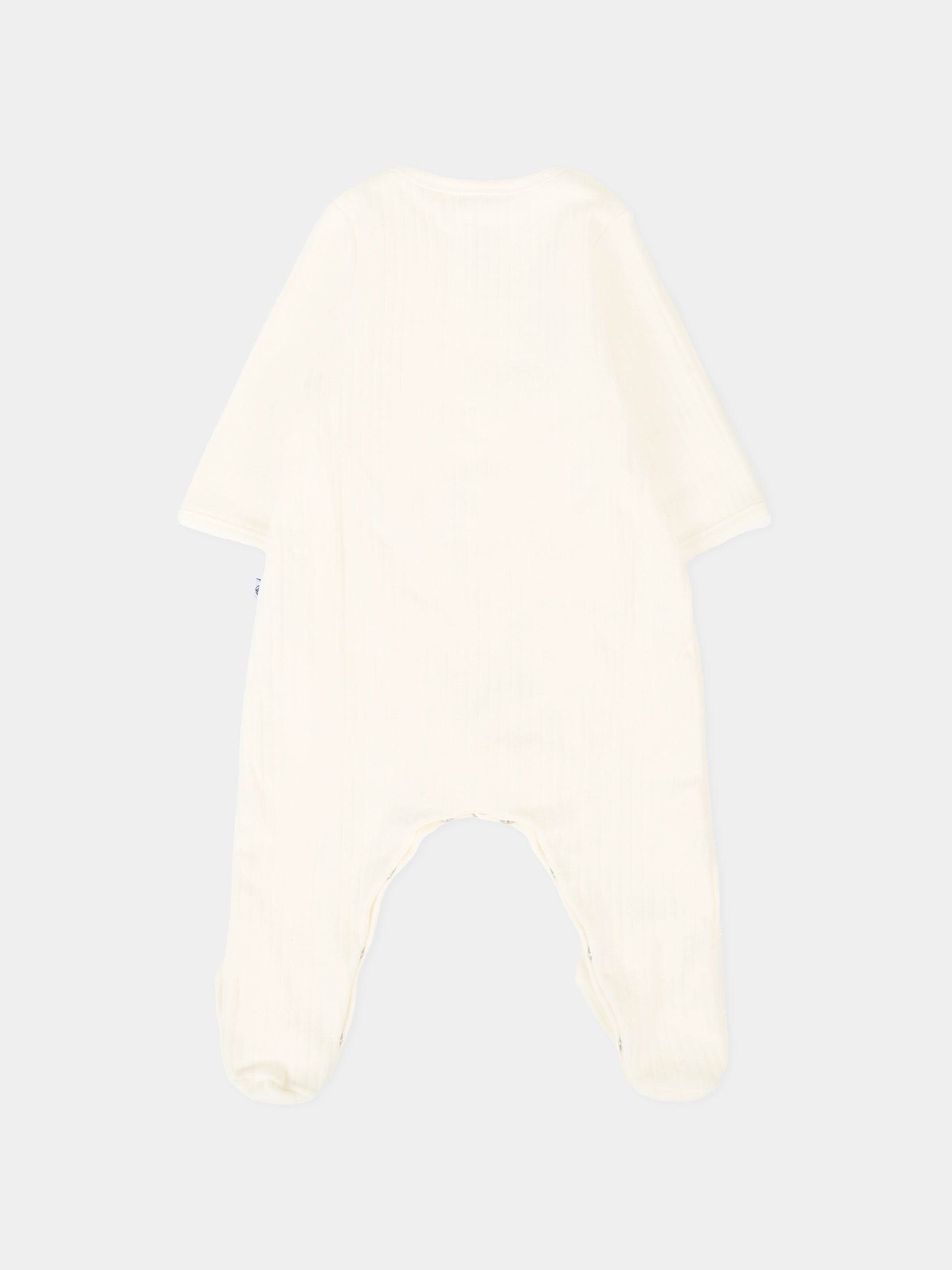 Set pigiama bianco per neonati con cuori,Petit Bateau,A0CJ8 00