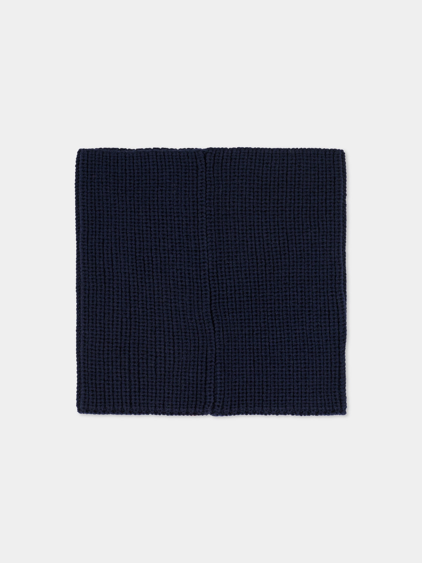 Sciarpa blu per bambina con logo,Max&co,MX0244-MX048-MX853