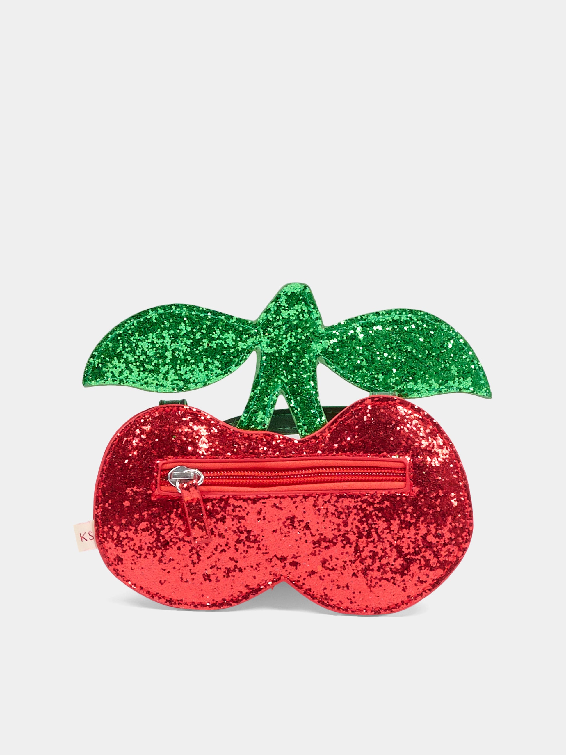 Borsa rossa per bambina con ciliegie,Konges Sløjd,KS101921 BARBADOS CHERRY