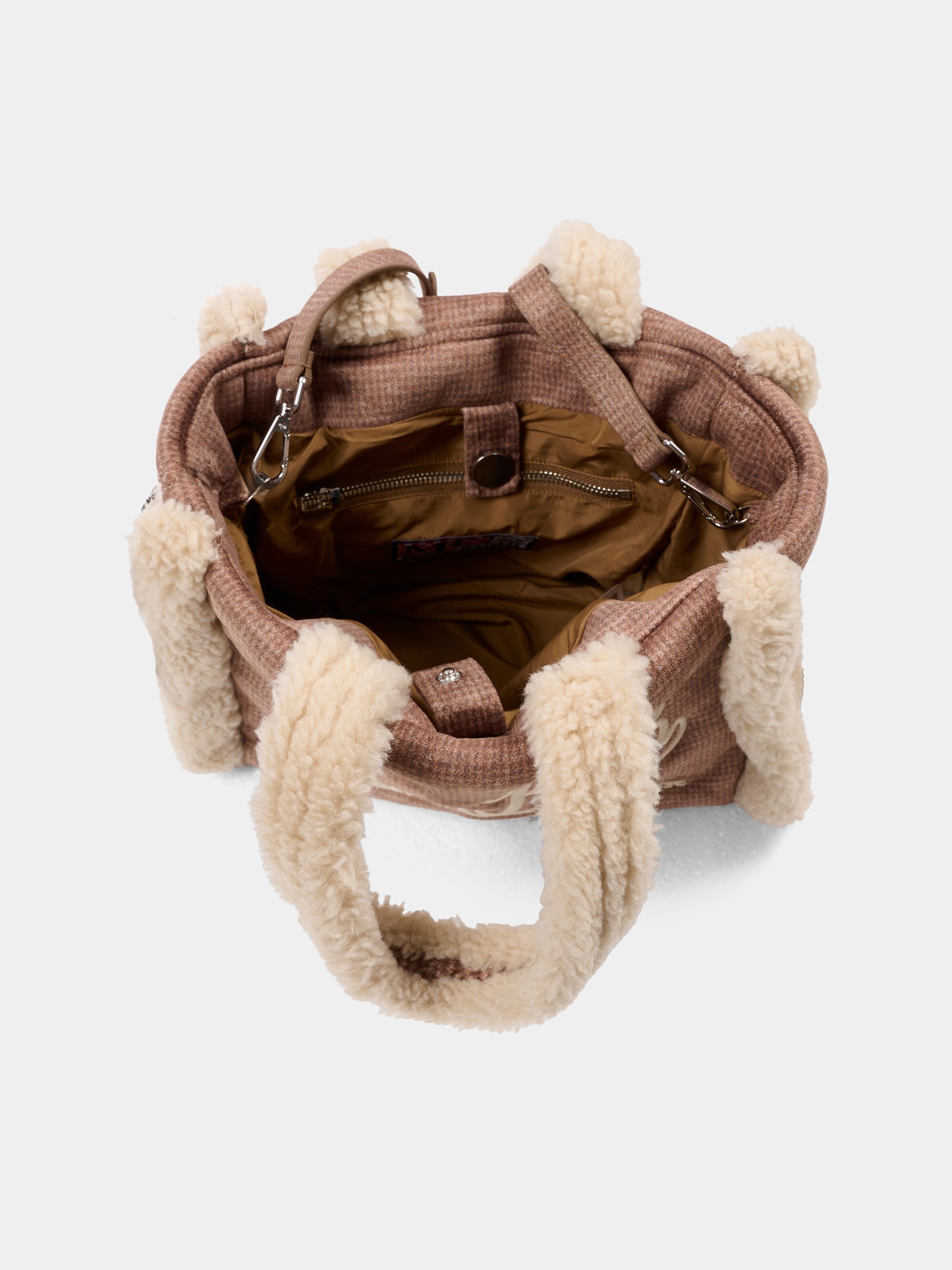 Borsa Colette marrone per bambina con logo,Mc2 Saint Barth,COL0031 - 00285I