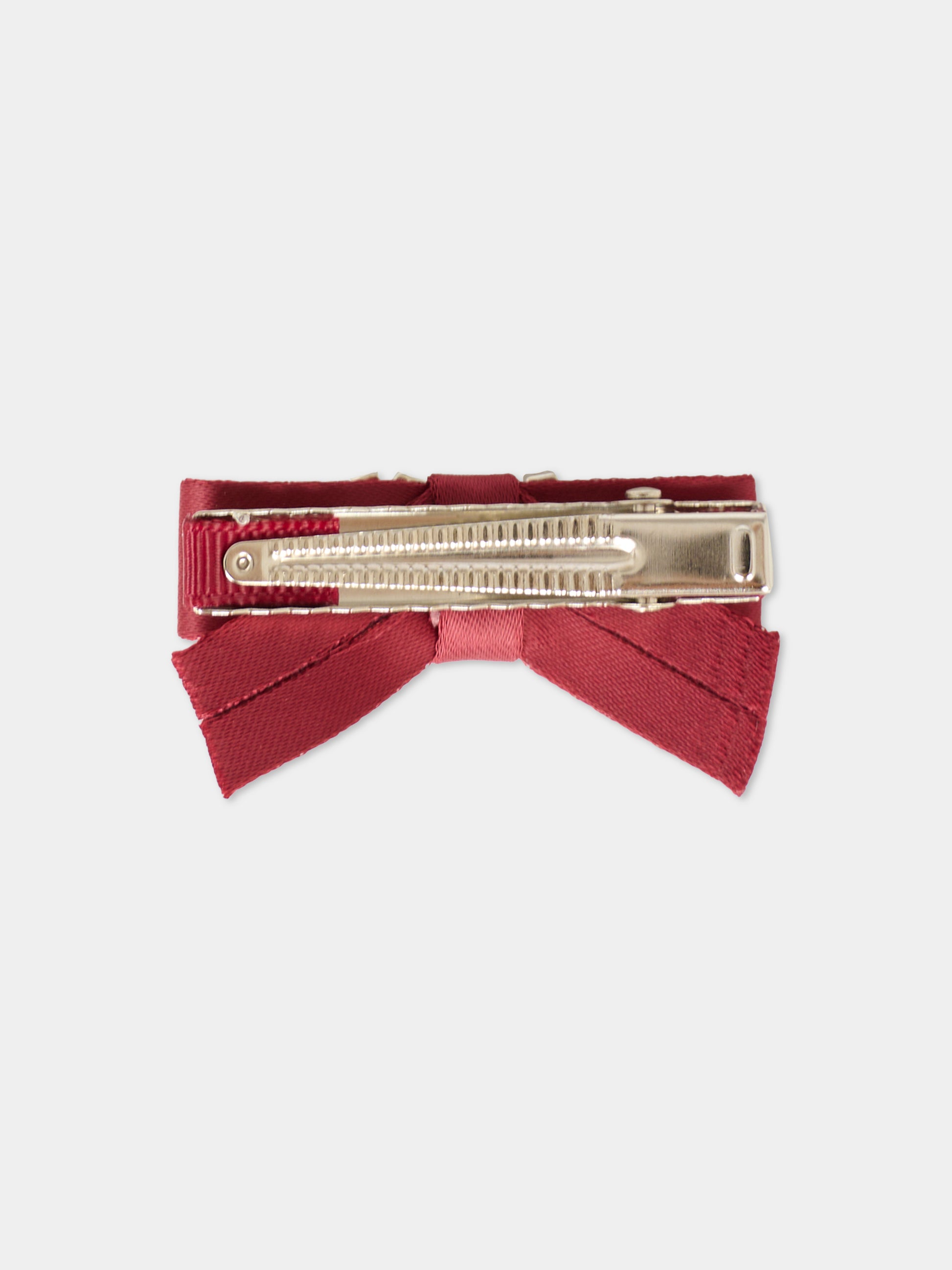 Set fermagli rosa per bambina con fiocco,Self-portrait,AW25-738-P