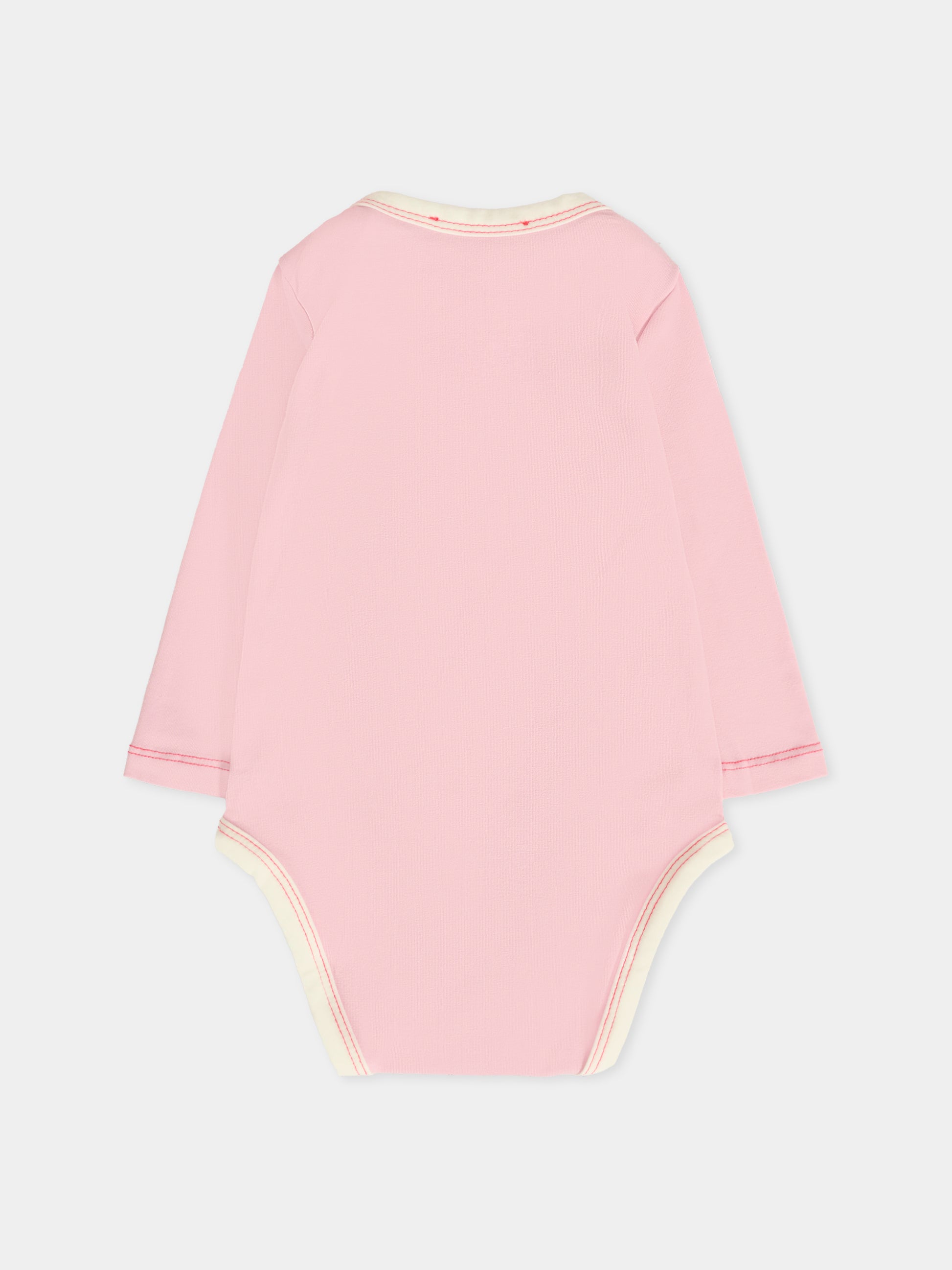 Set body rosa per neonata con logo,Diesel,N00085-KYAVU-K361