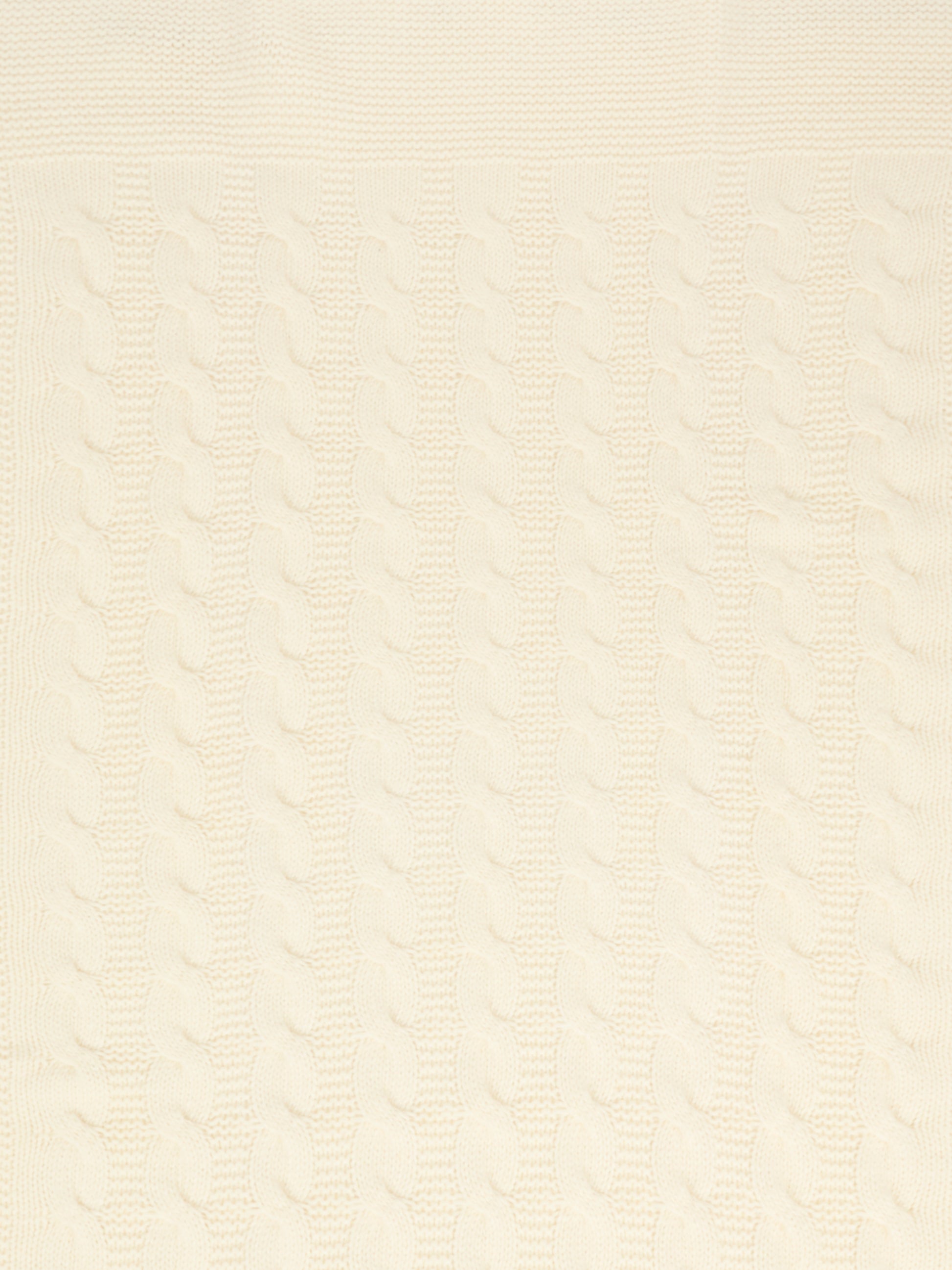 Coperta avorio per neonati con trecce,J.o. Milano,568A2 PANNA