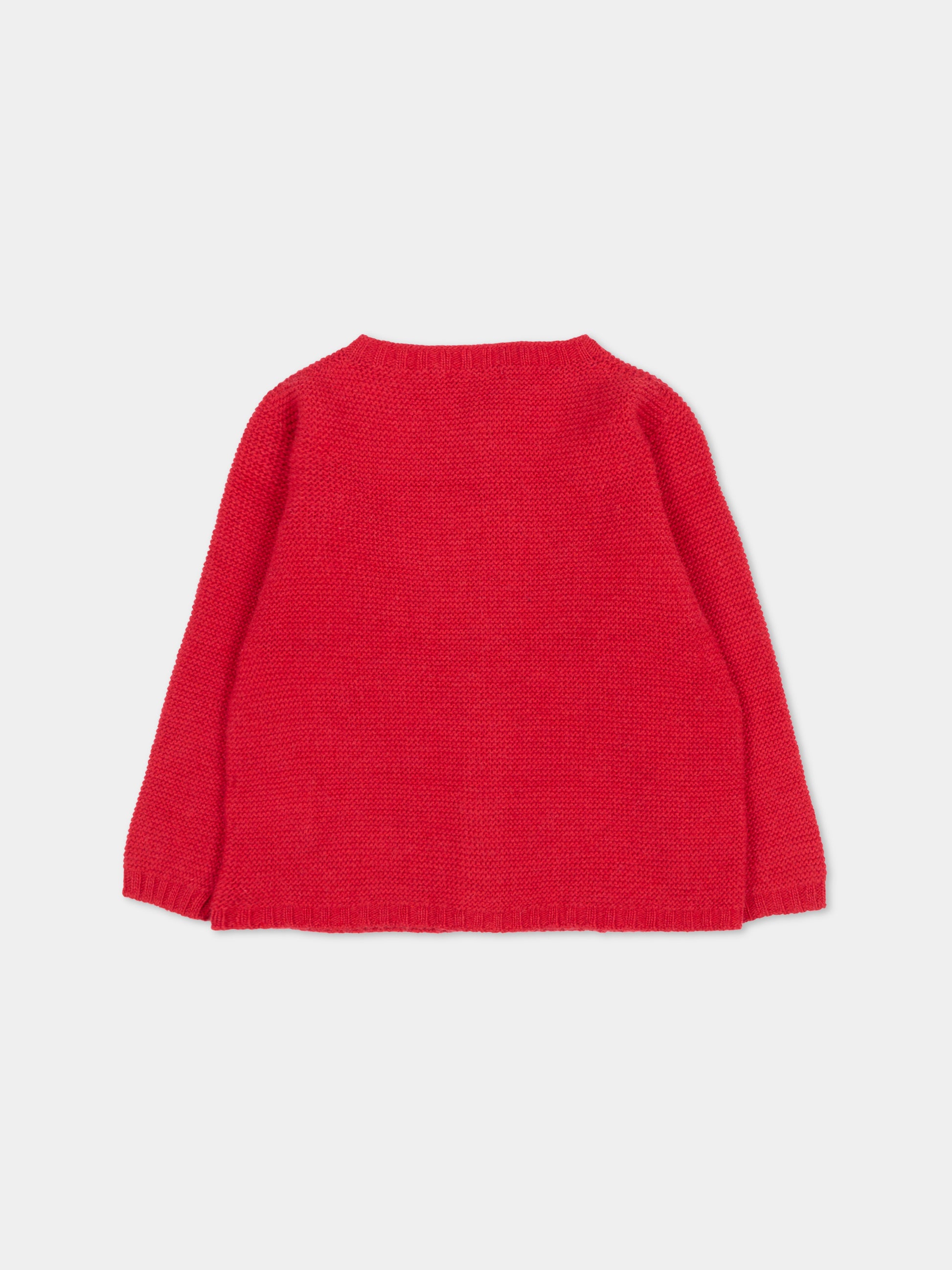 Cardigan rosso per neonati,J.o. Milano,563X4 ROSSO