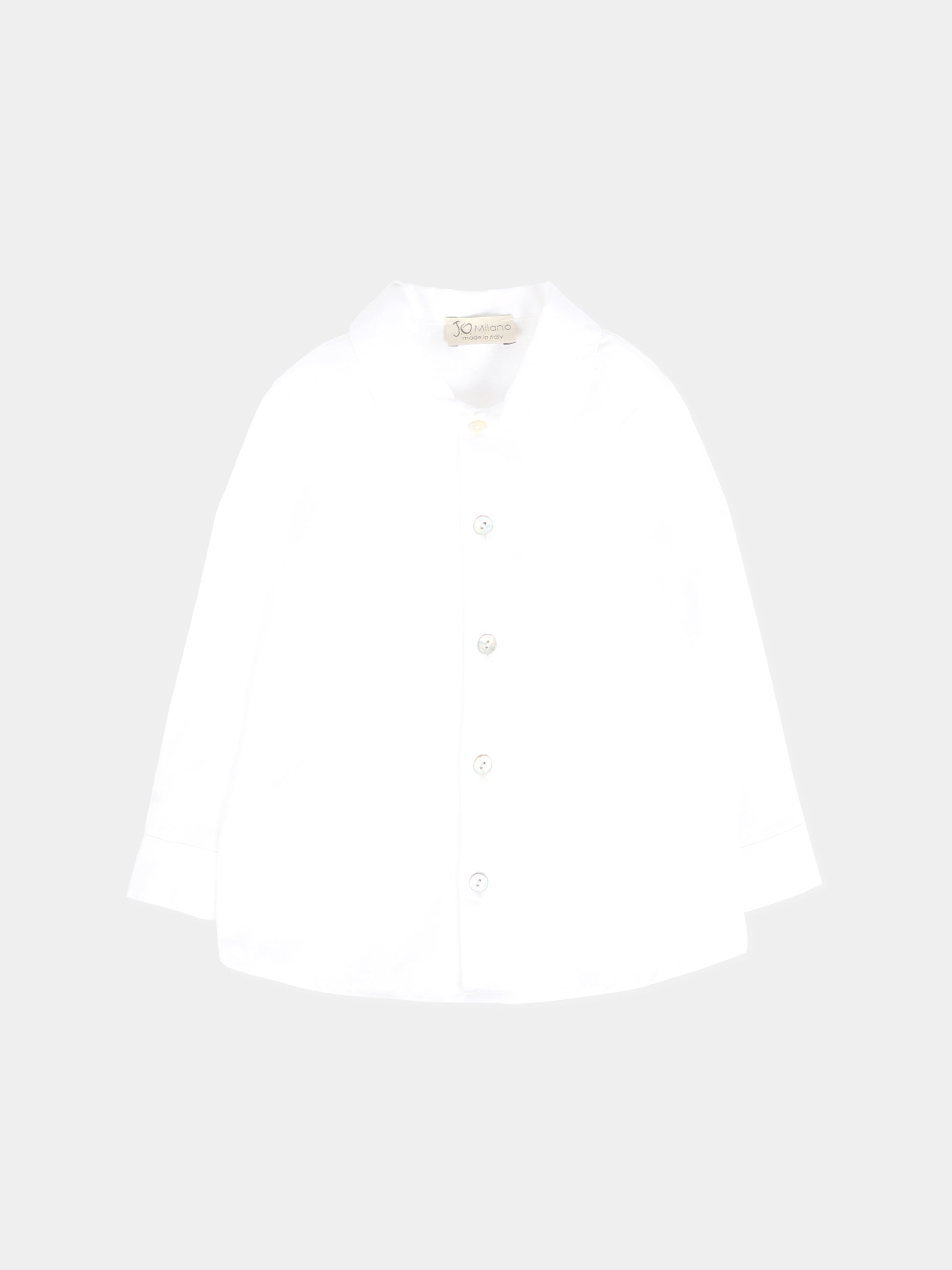 Camicia bianca per neonato,J.o. Milano,566Z8 BIANCO
