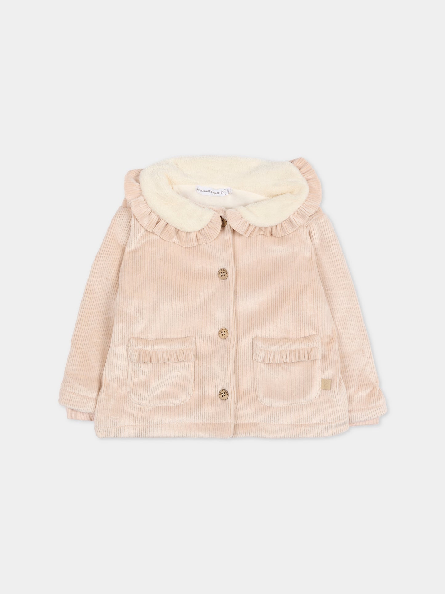 Giubbotto rosa per neonata,Bamboom,1034 VINTAGE PINK