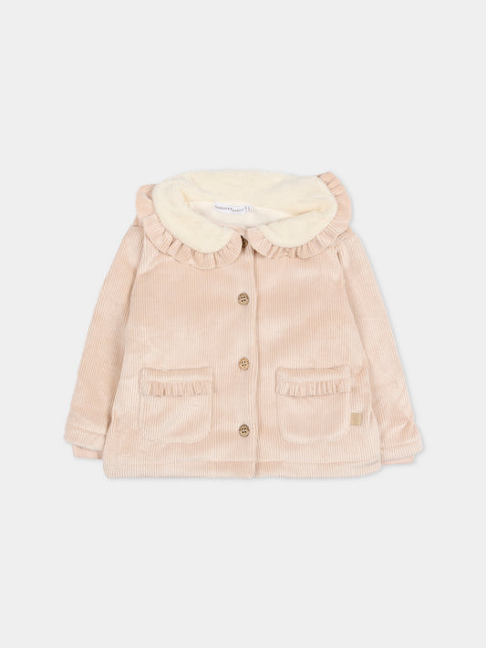 Giubbotto rosa per neonata,Bamboom,1034 VINTAGE PINK