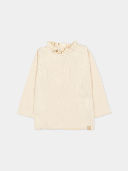 Camicia avorio per neonata,Bamboom,1068 WARM WHITE