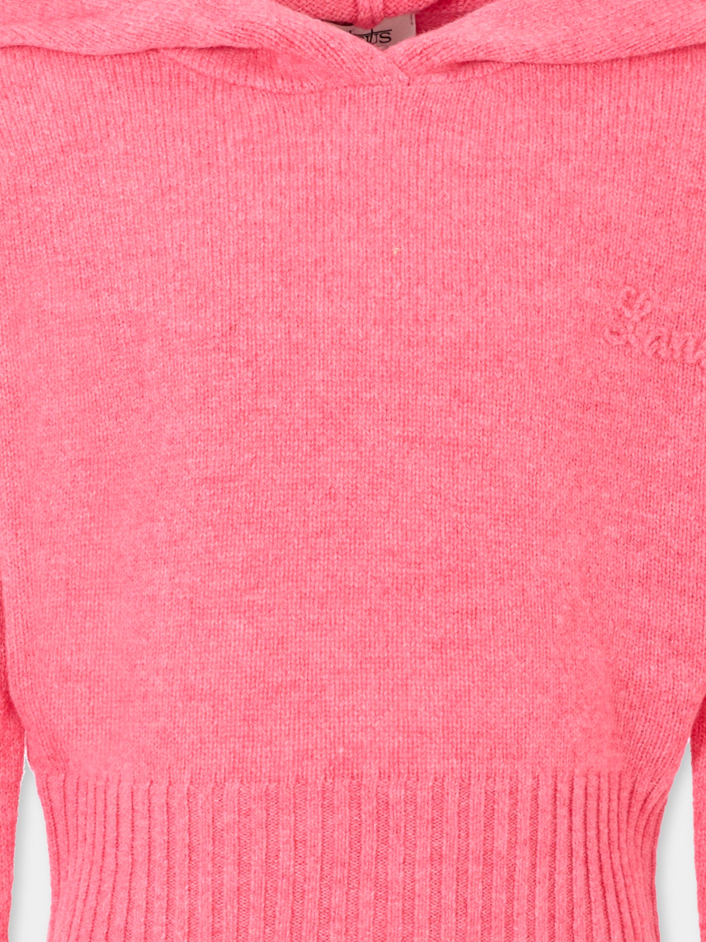 Maglione rosa per bambina con logo,Laneus,F5LKJGKH047 045