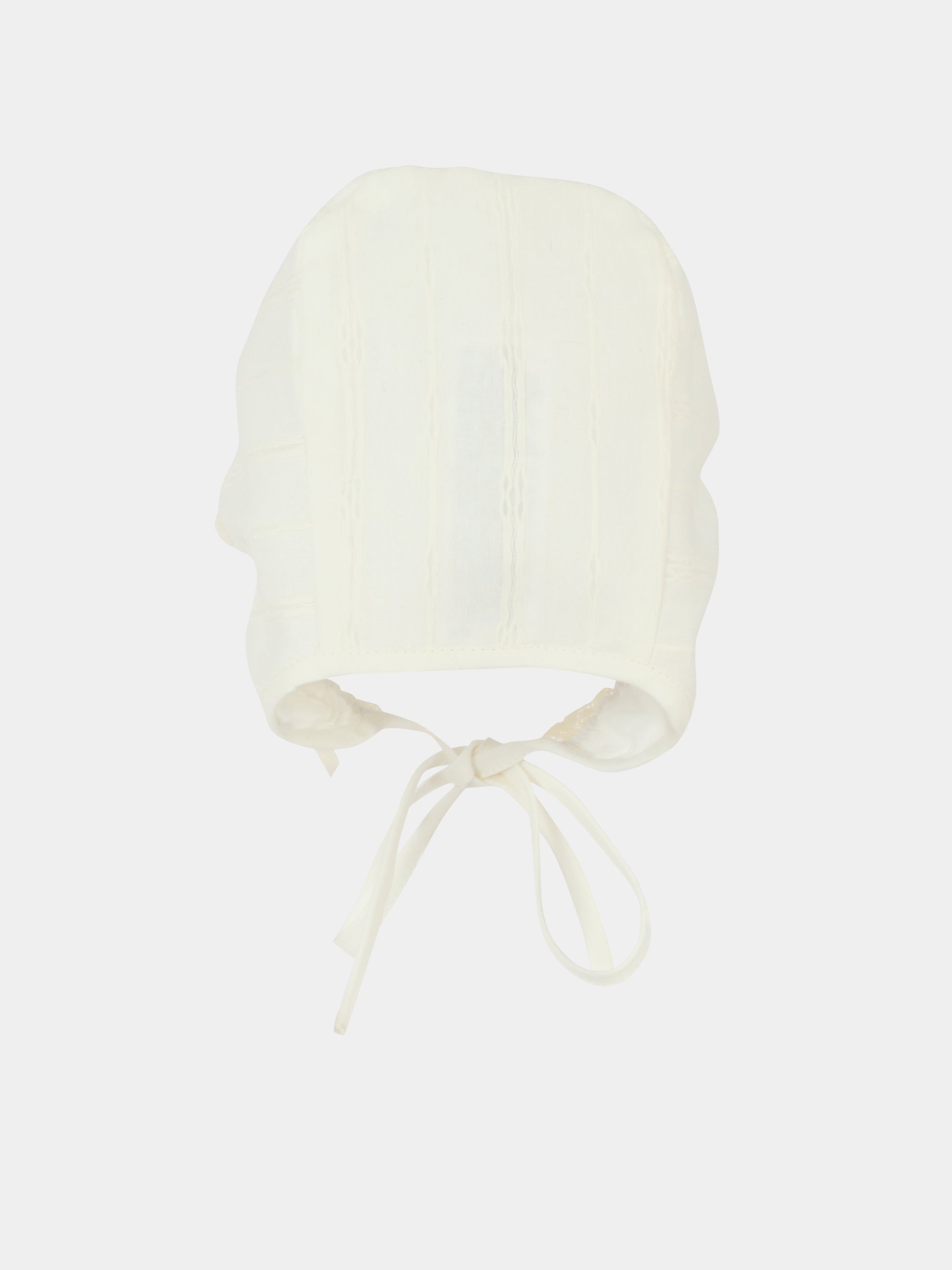 Cuffia avorio per neonata con fiocco,Paz Rodríguez,011 152836 60 T2020