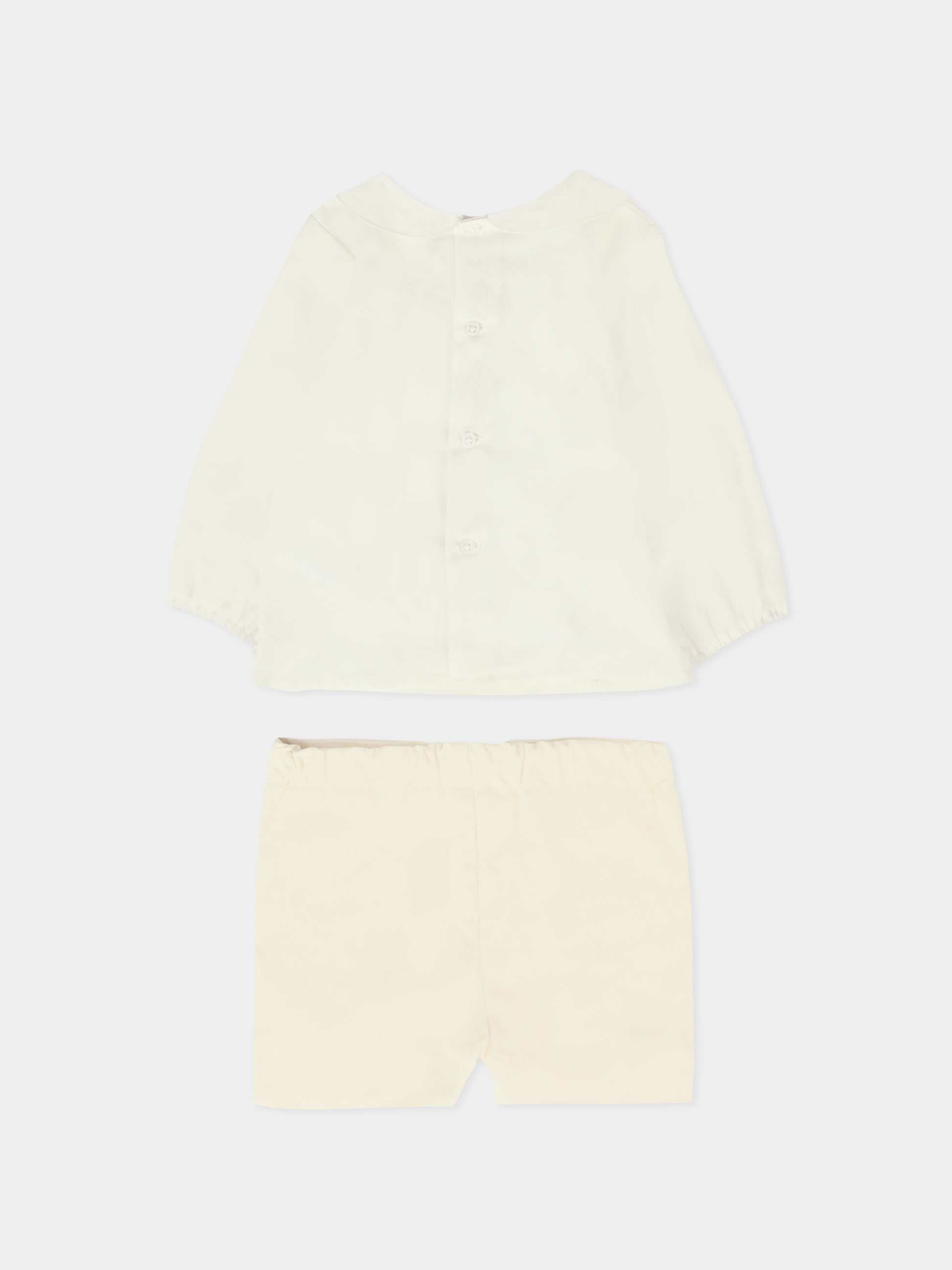 Completo avorio per neonato con papillon,Paz Rodríguez,106C 152844 60 T721