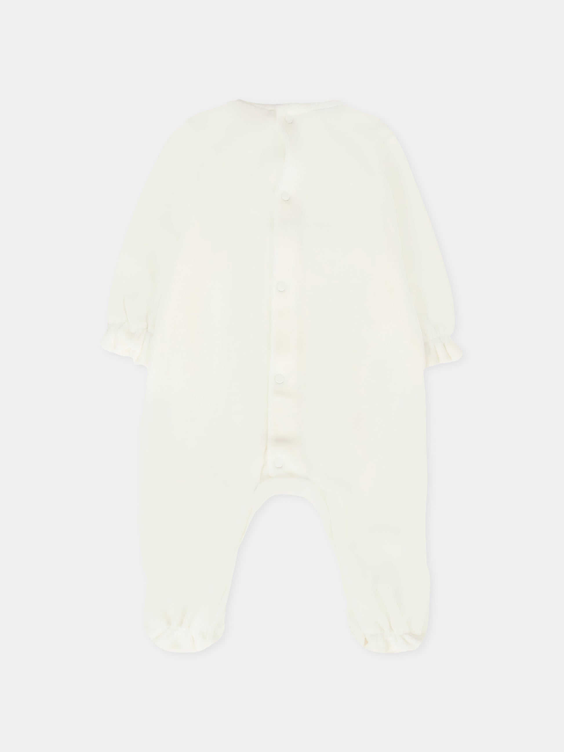 Tutina avorio per neonata con fiocchi,Paz Rodríguez,005 193151 60 T362