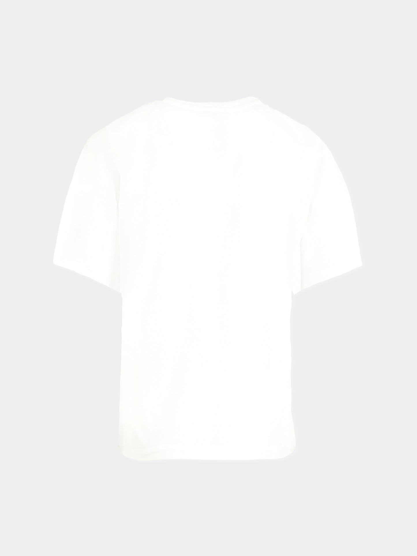 T-shirt bianca per bambino con pianeta terra,Moschino Kids,HDM071 LAA10 10101