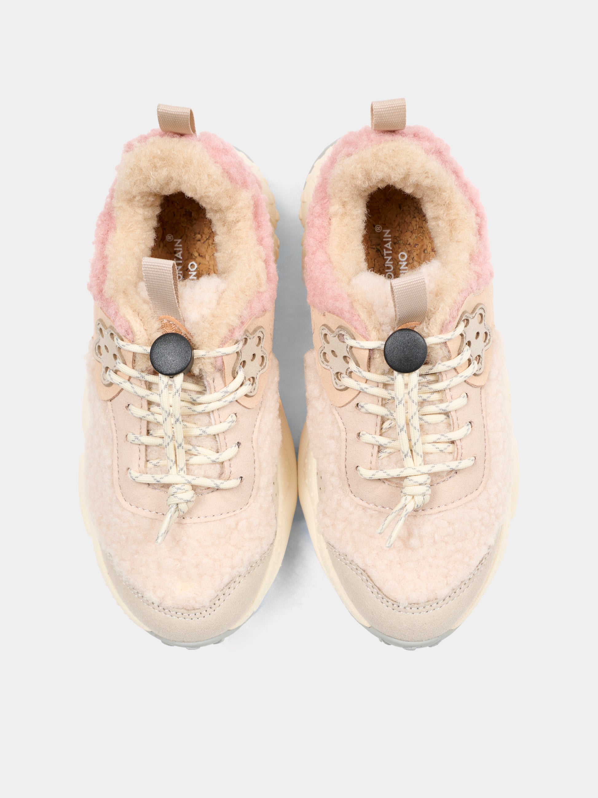 Sneakers Doi multicolor per bambina con dettagli rosa,Flower Mountain,0012016211 28 2E13