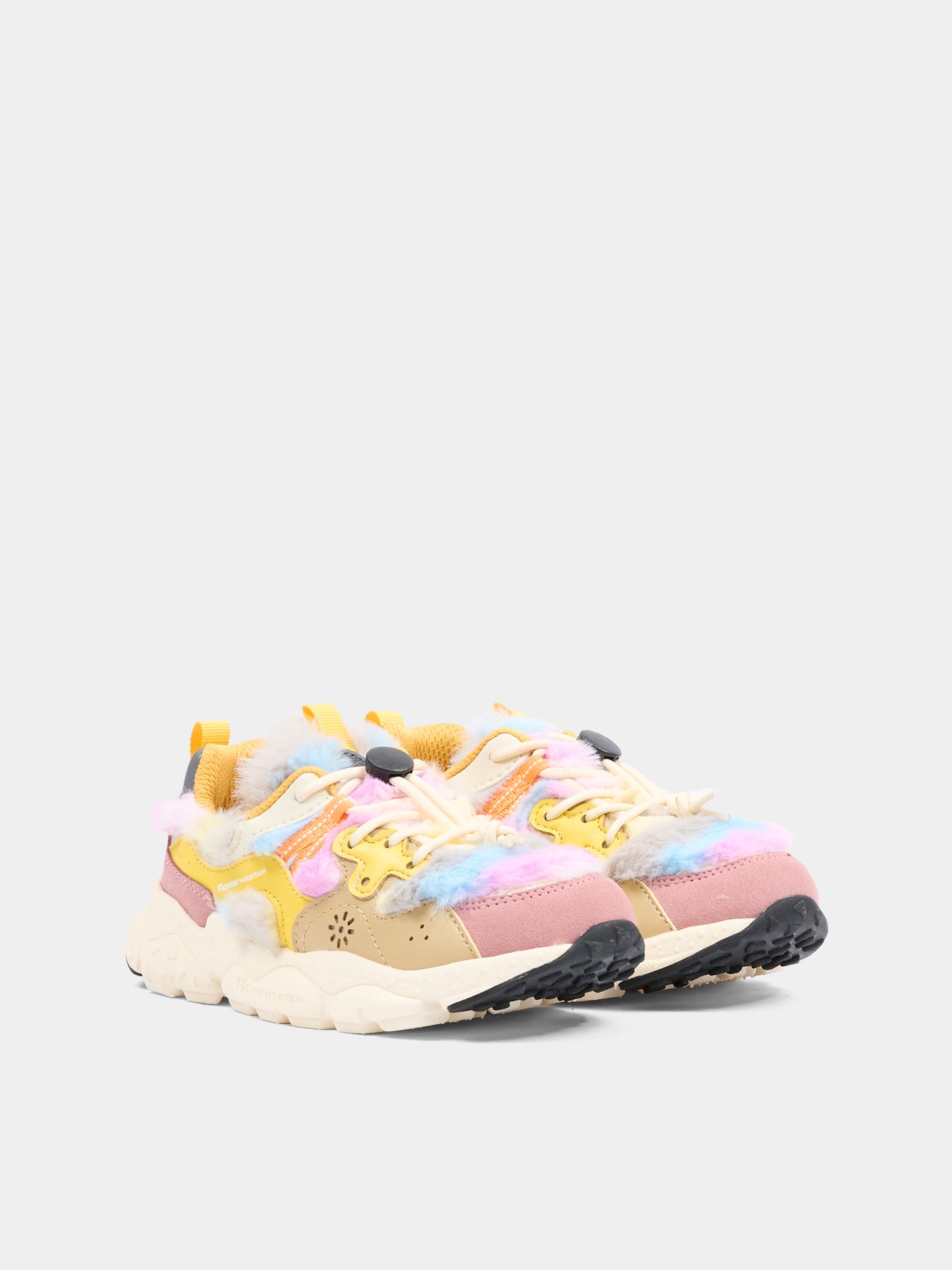 Sneakers Yamano multicolor per bambini con logo,Flower Mountain,0012015497 49 2M80