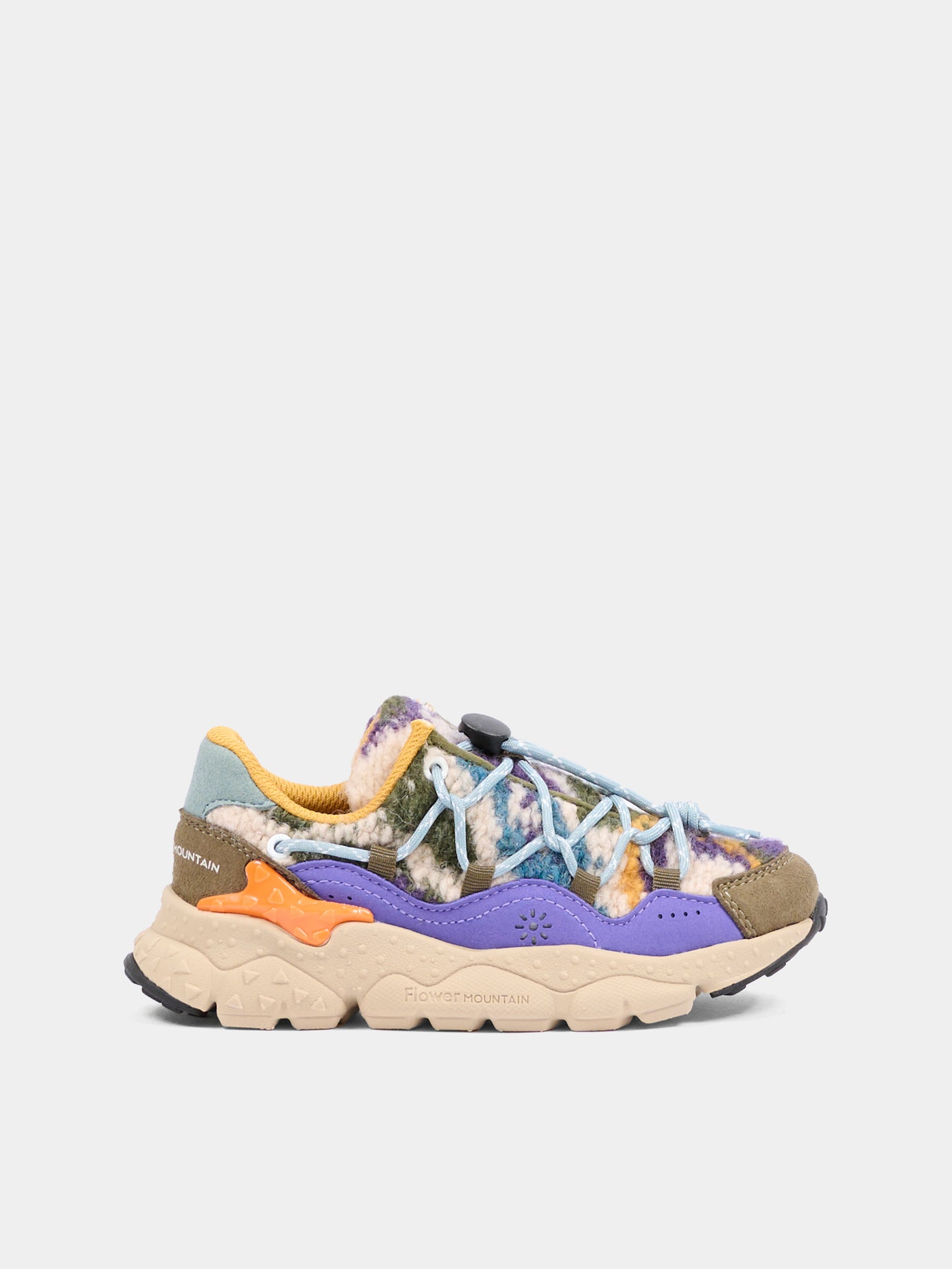 Sneakers Raikiri multicolor per bambino con logo,Flower Mountain,0012015499 26 2F04