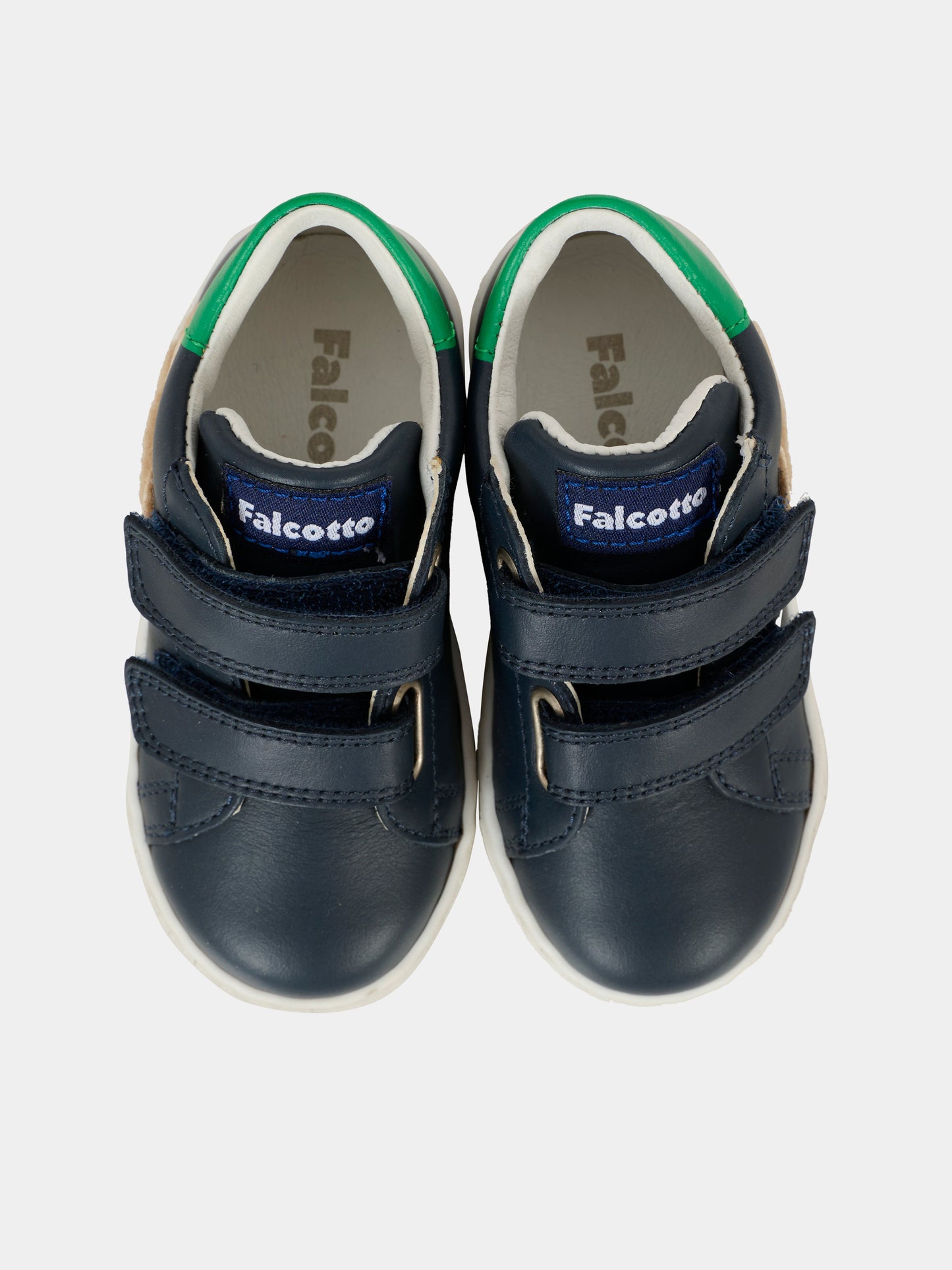 Sneakers blu per bambino con orsetto e logo,Falcotto,0012019690 01 2C56